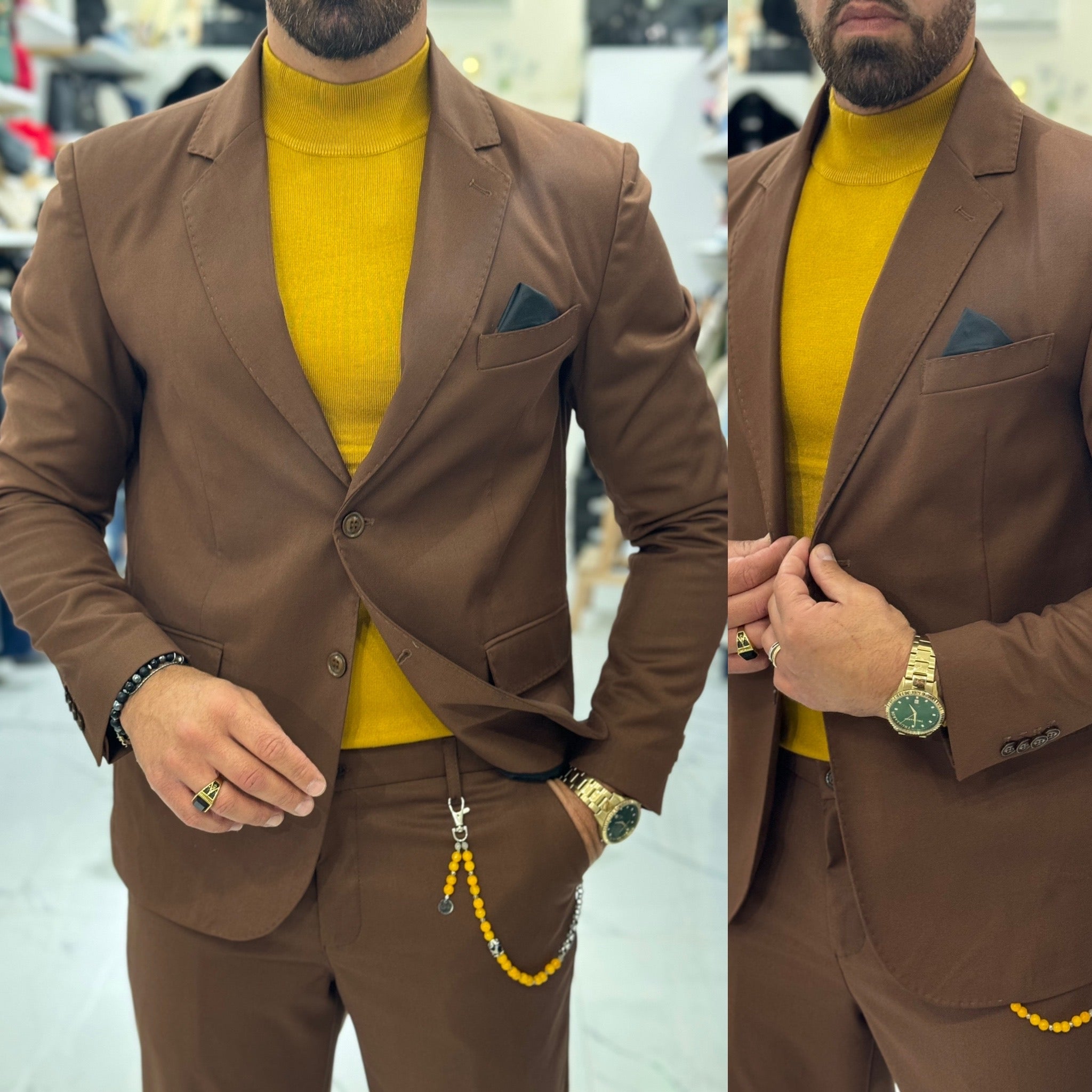 Abito Monopetto Slim napoleon