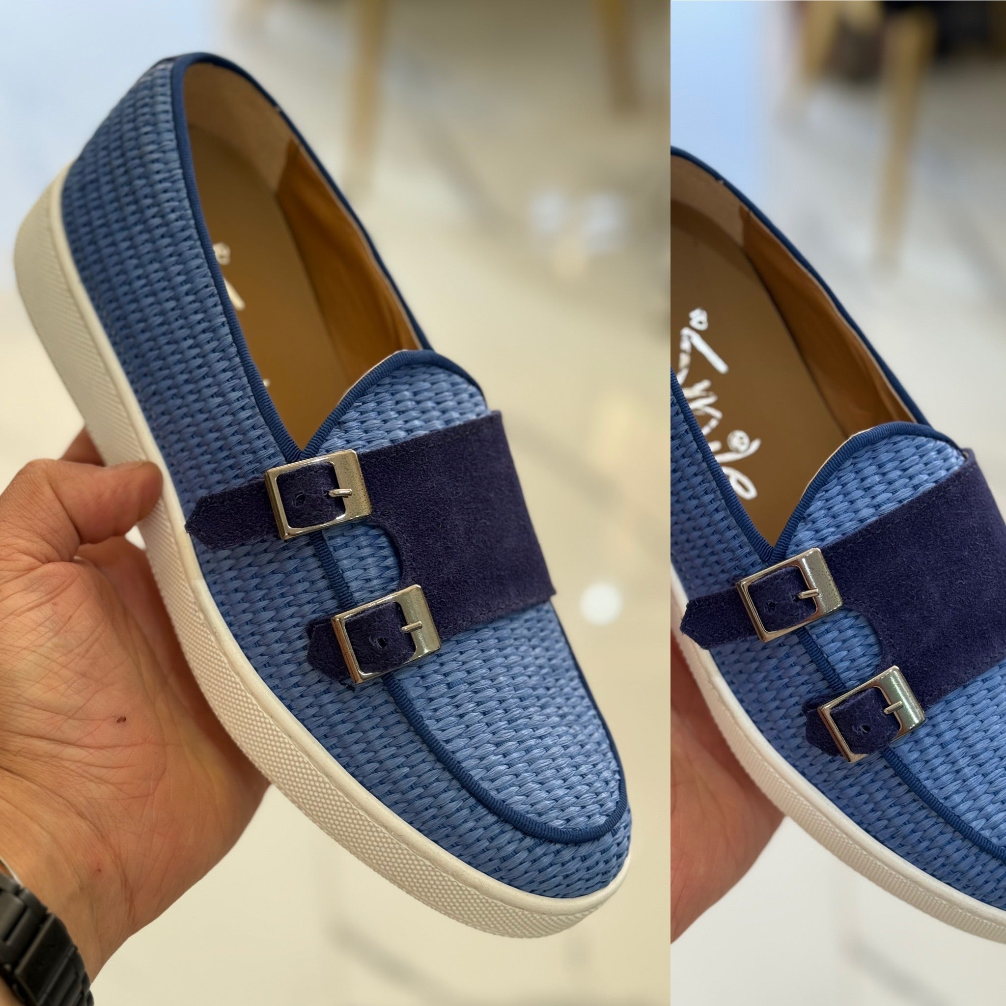 Scarpe mocassino doppia fibia sneakers Ddsmile limited