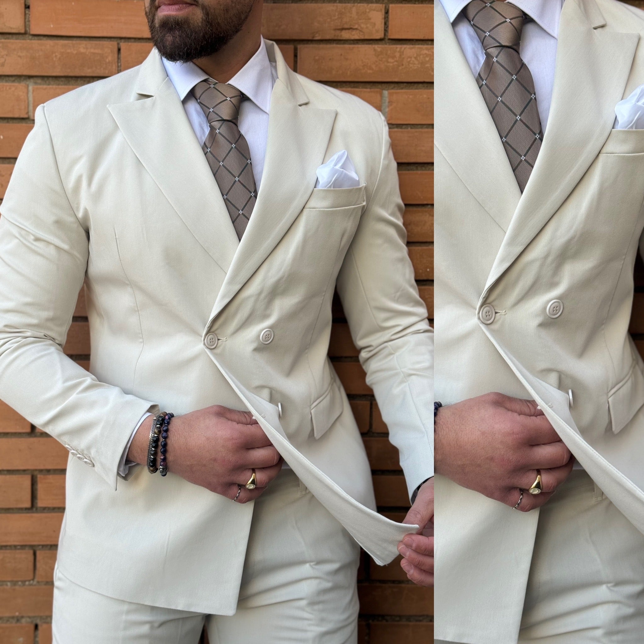 Abito doppiopetto sartoriale Positano