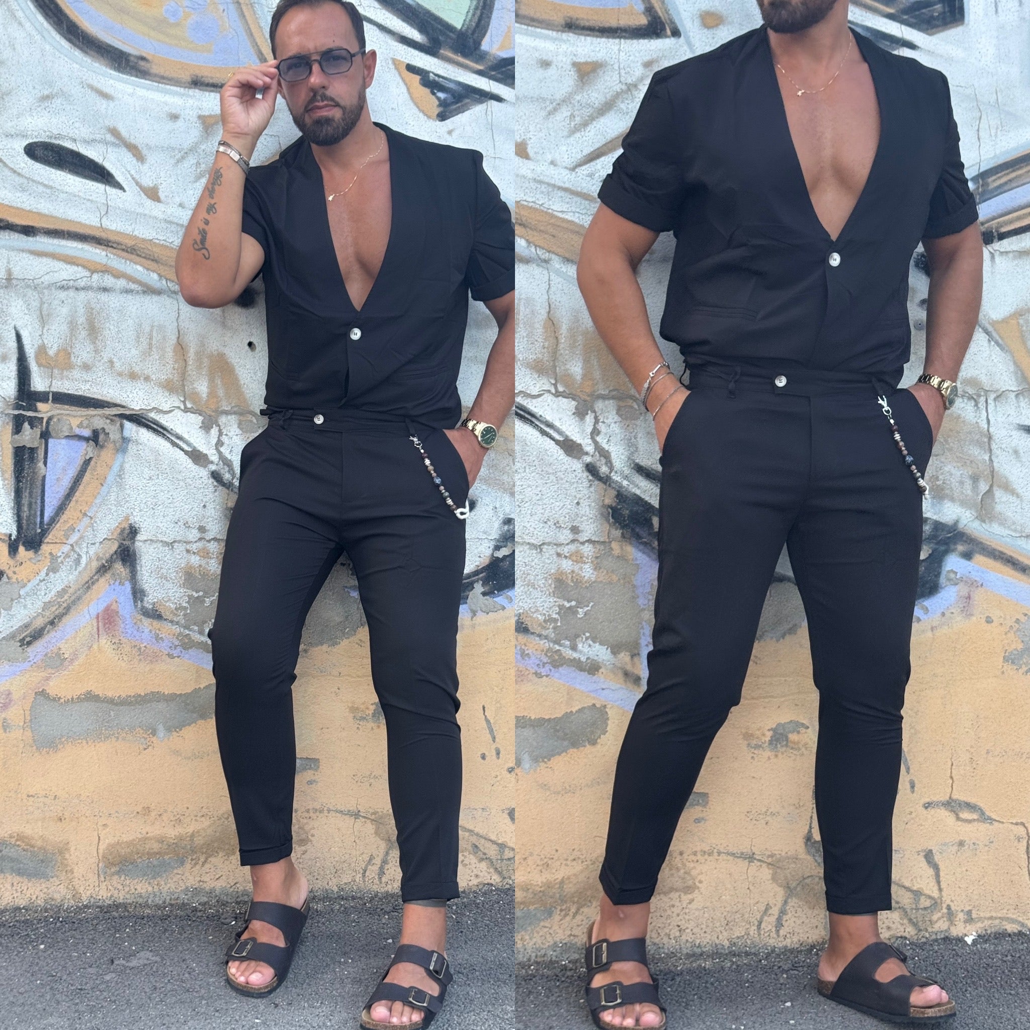 Coordinato coreano fiacca e pantalone SHARM