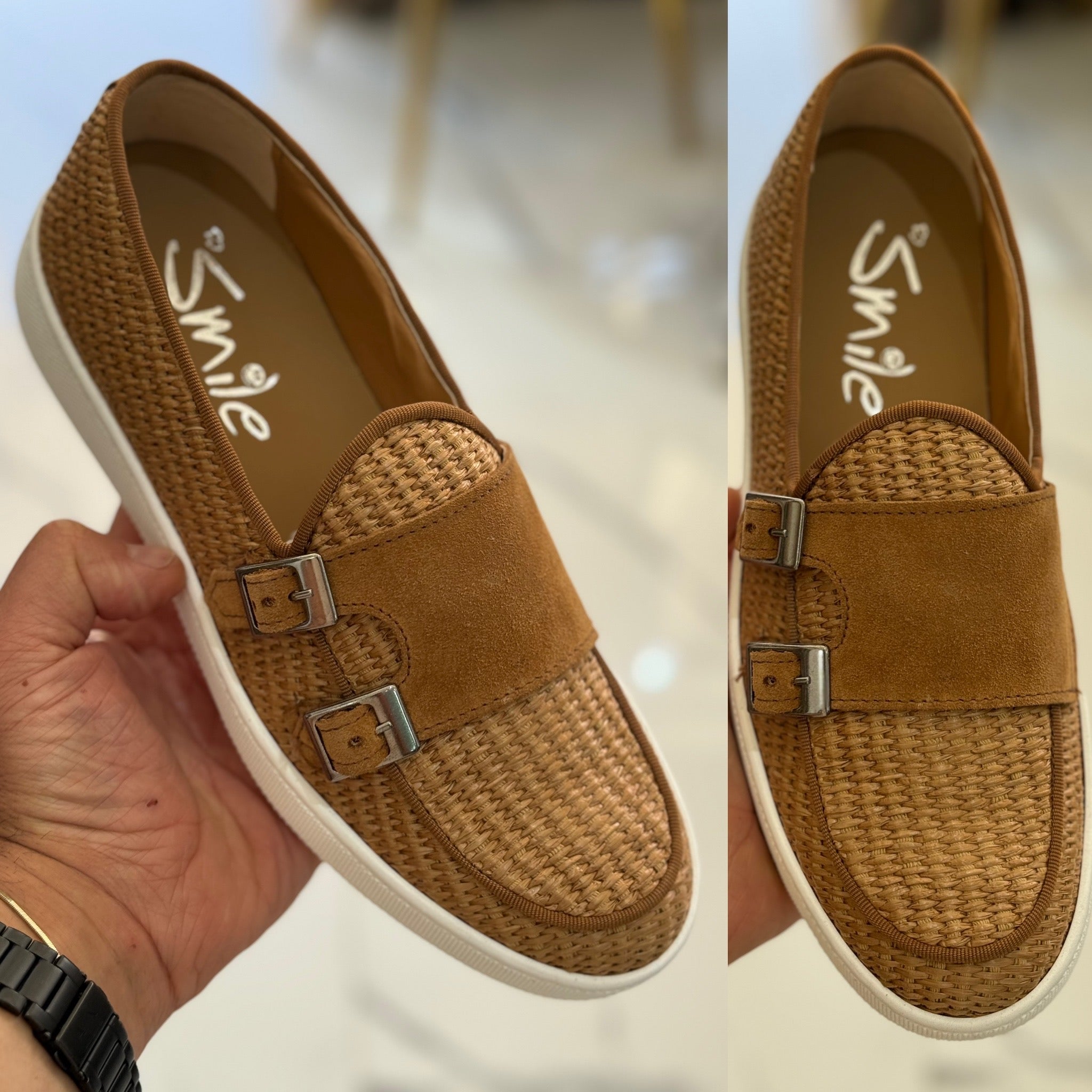 Scarpe mocassino doppia fibia sneakers Ddsmile limited