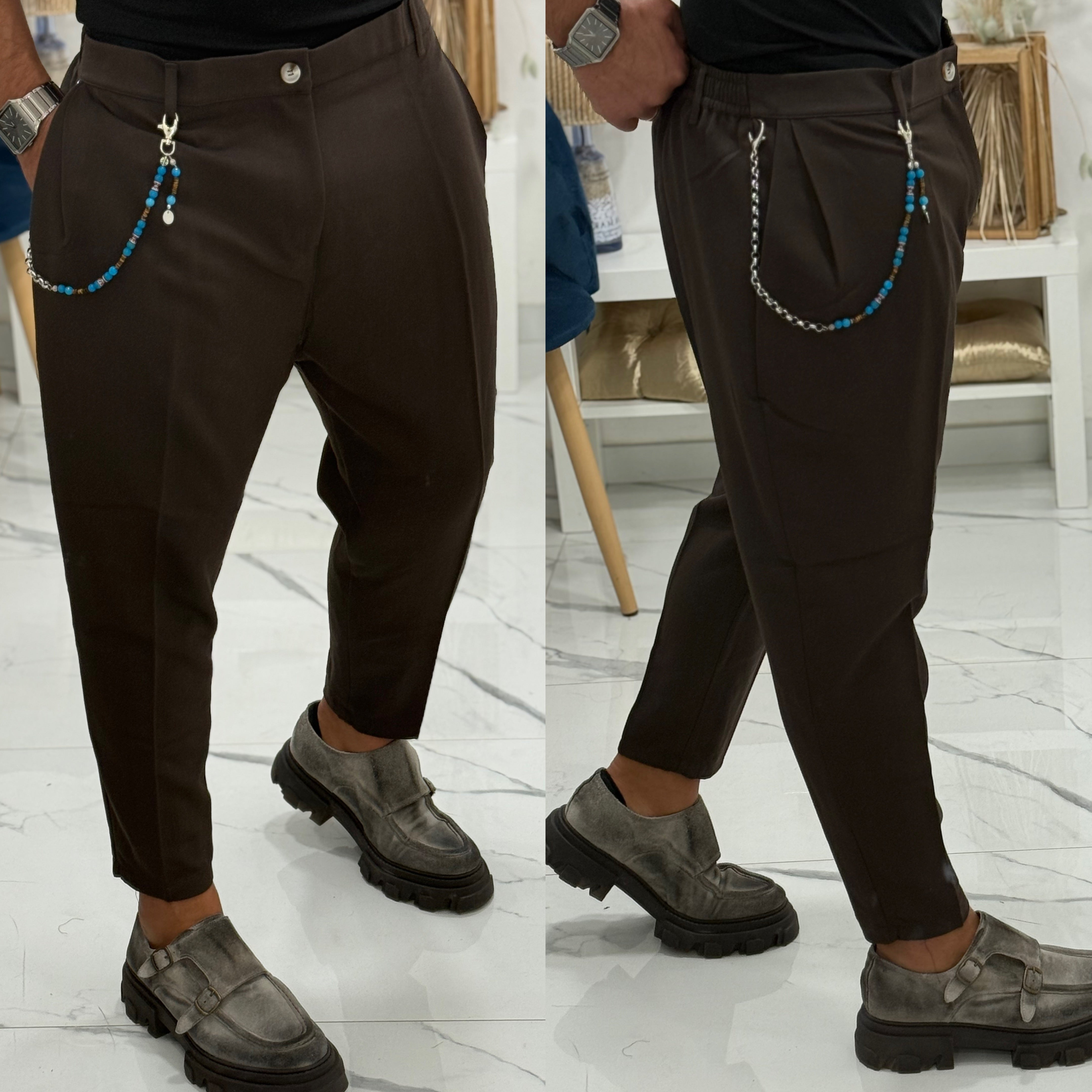 Pantalone Capri tasca America Adon