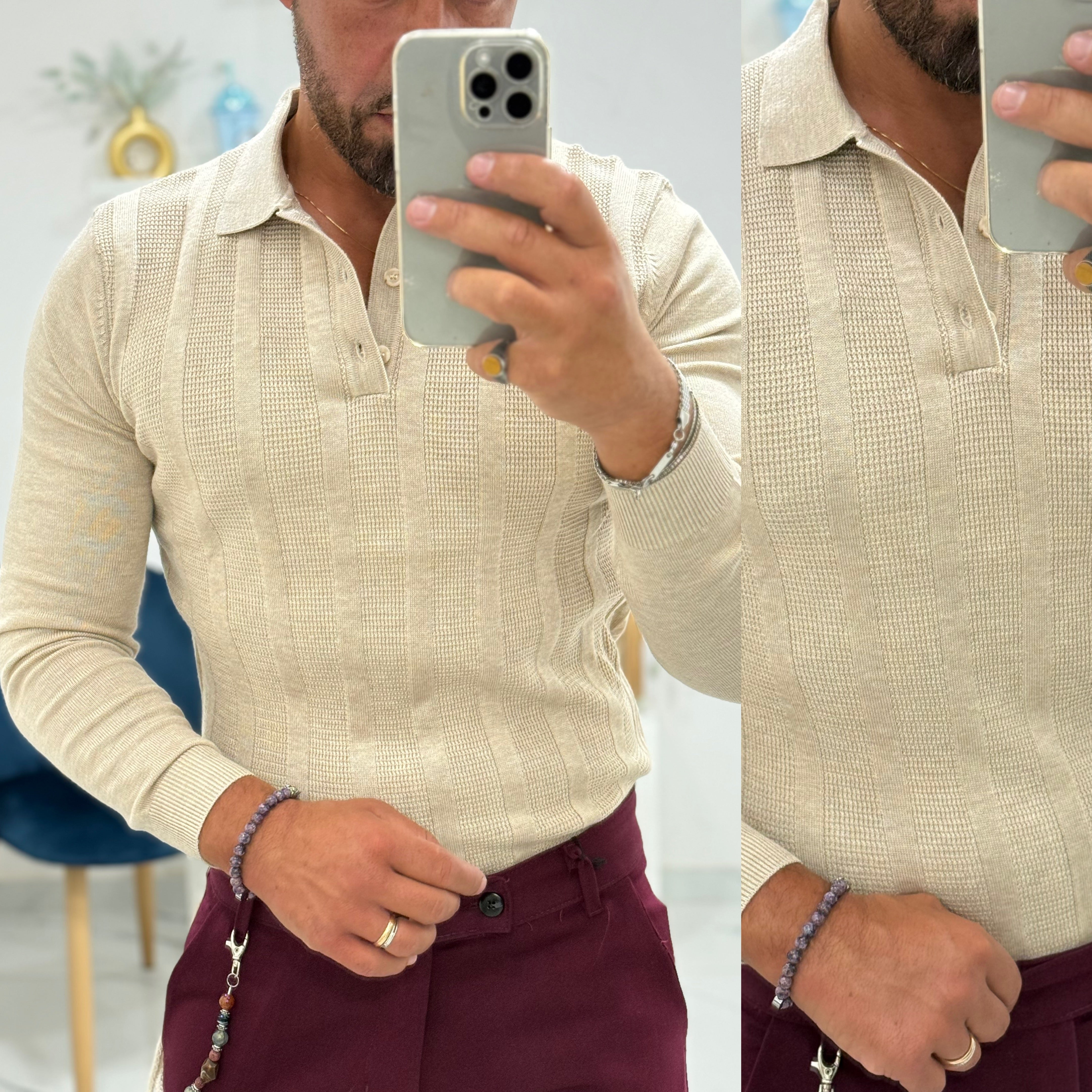 Polo slim collo camicia florence