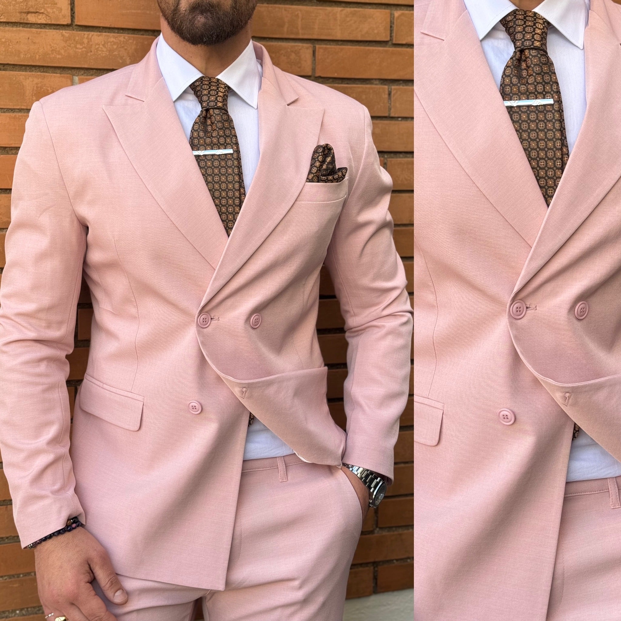 Abito doppiopetto sartoriale Positano