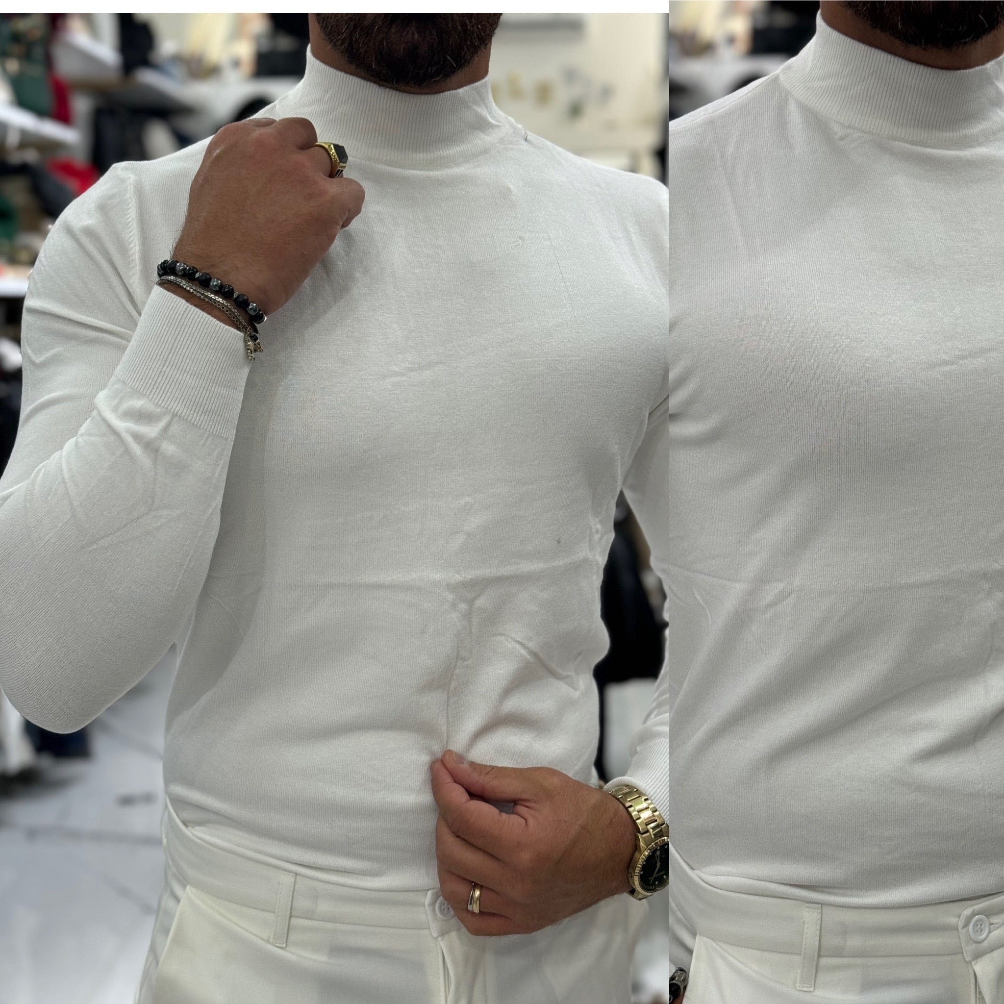 Maglione mezzocollo dolcevita Canada