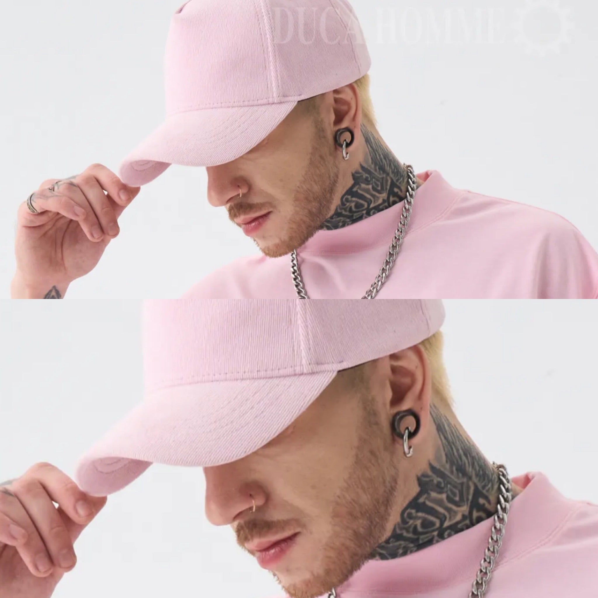 Cappello in vellutino leggero visiera boys