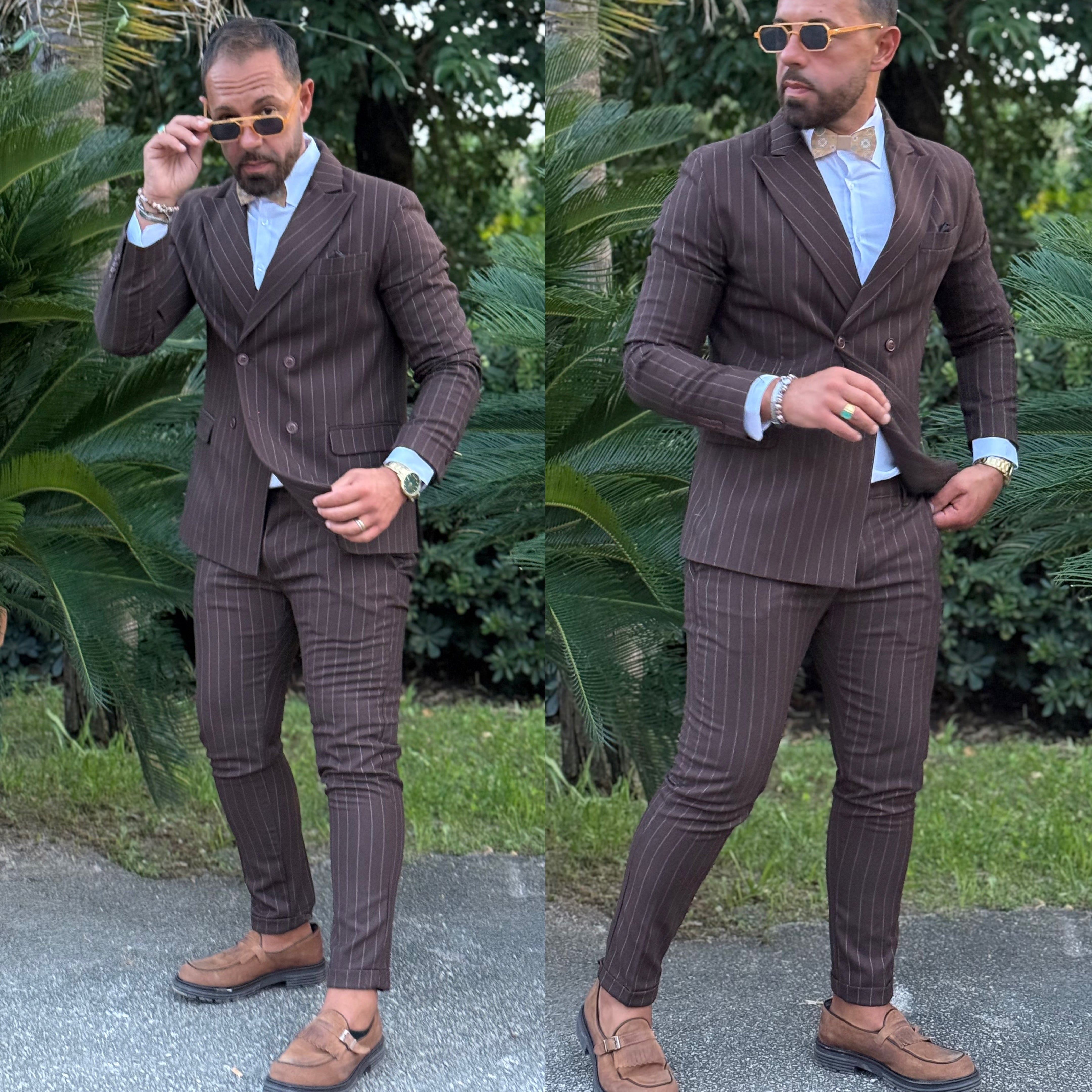 Abito gessato doppiopetto Madrid