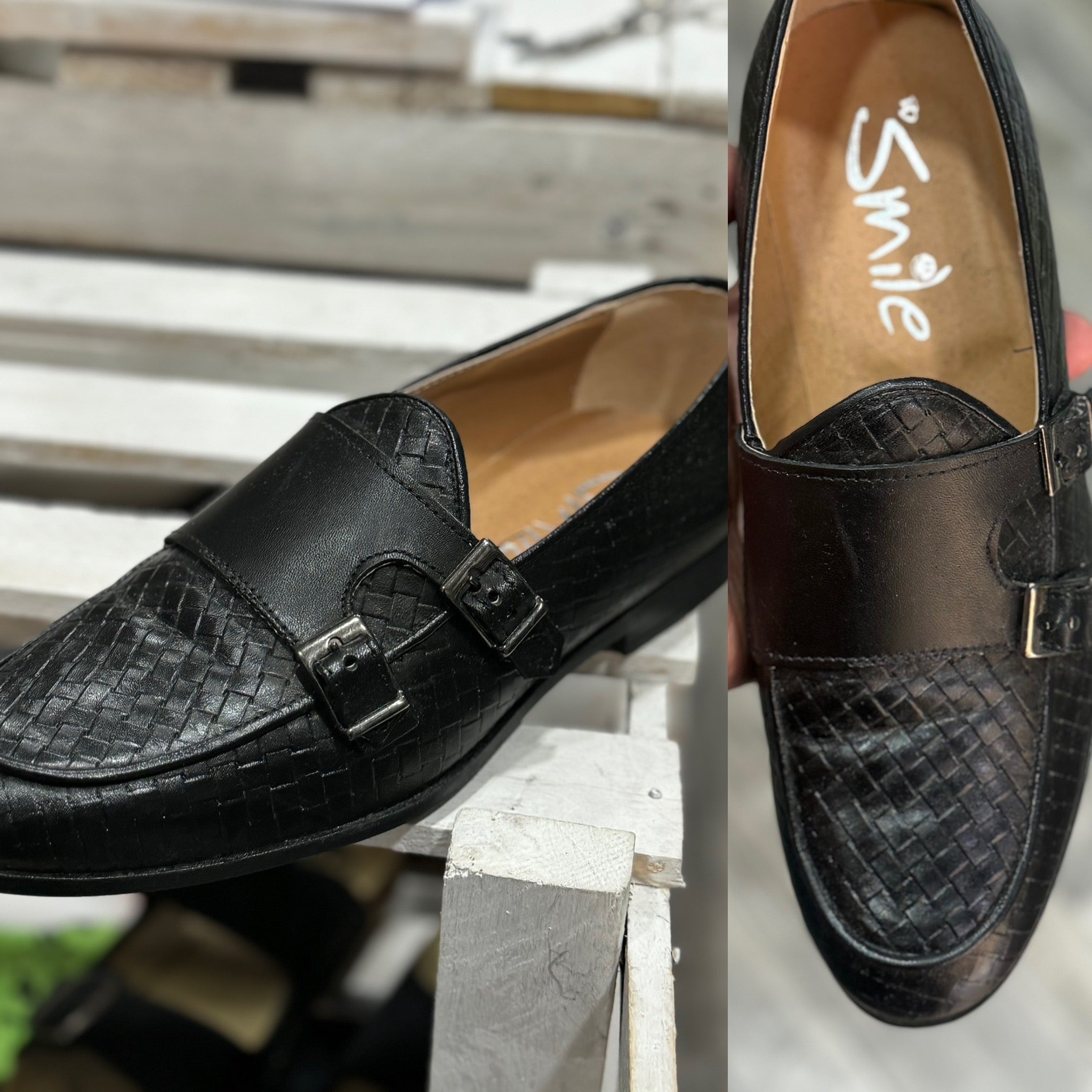 Mocassino slip ok pelle martellata florence