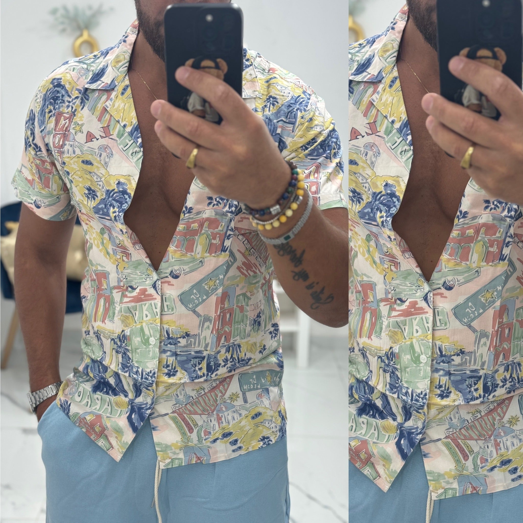 Combo camicia e bermuda coordinato Miami