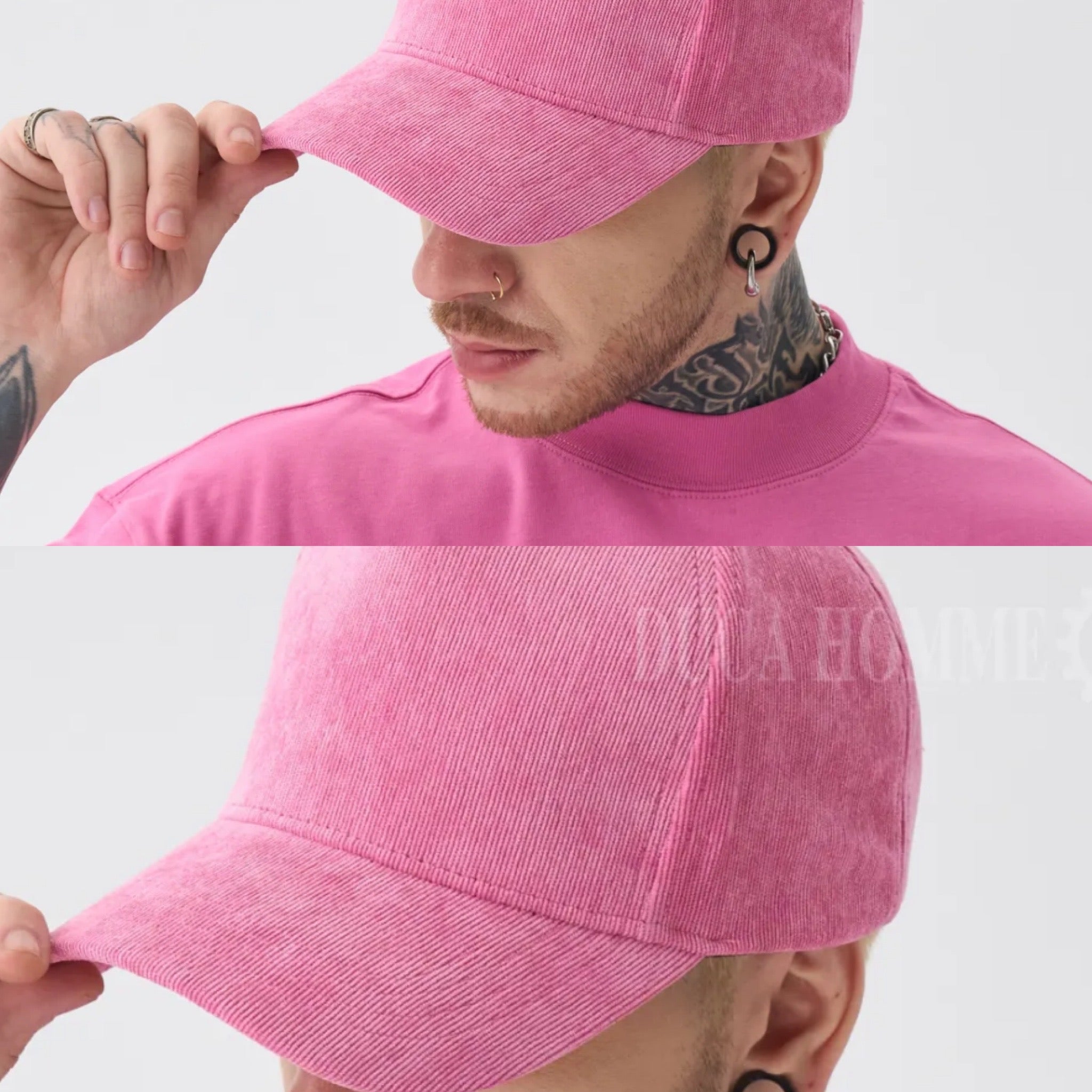 Cappello in vellutino leggero visiera boys