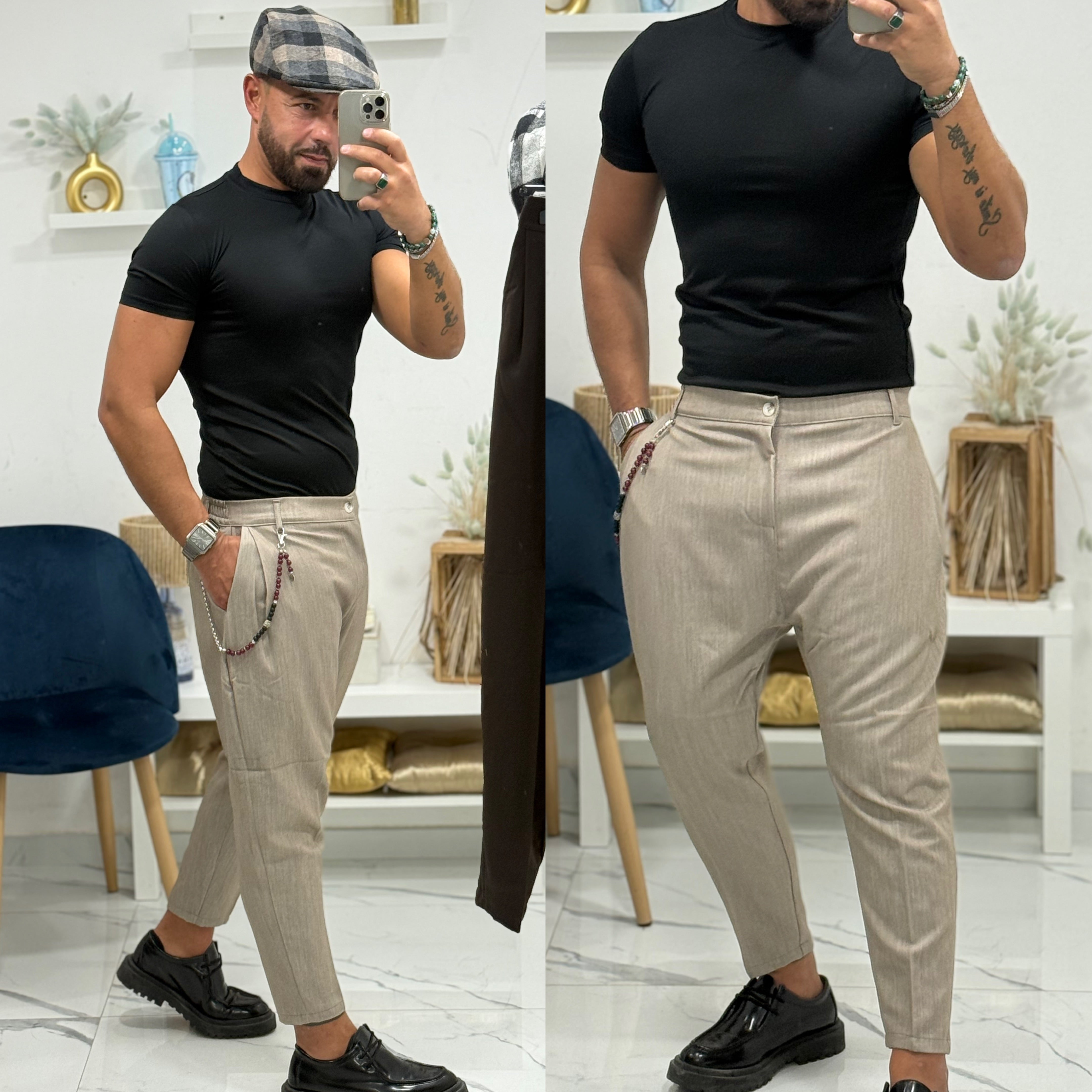 Pantalone Capri tasca America Adon