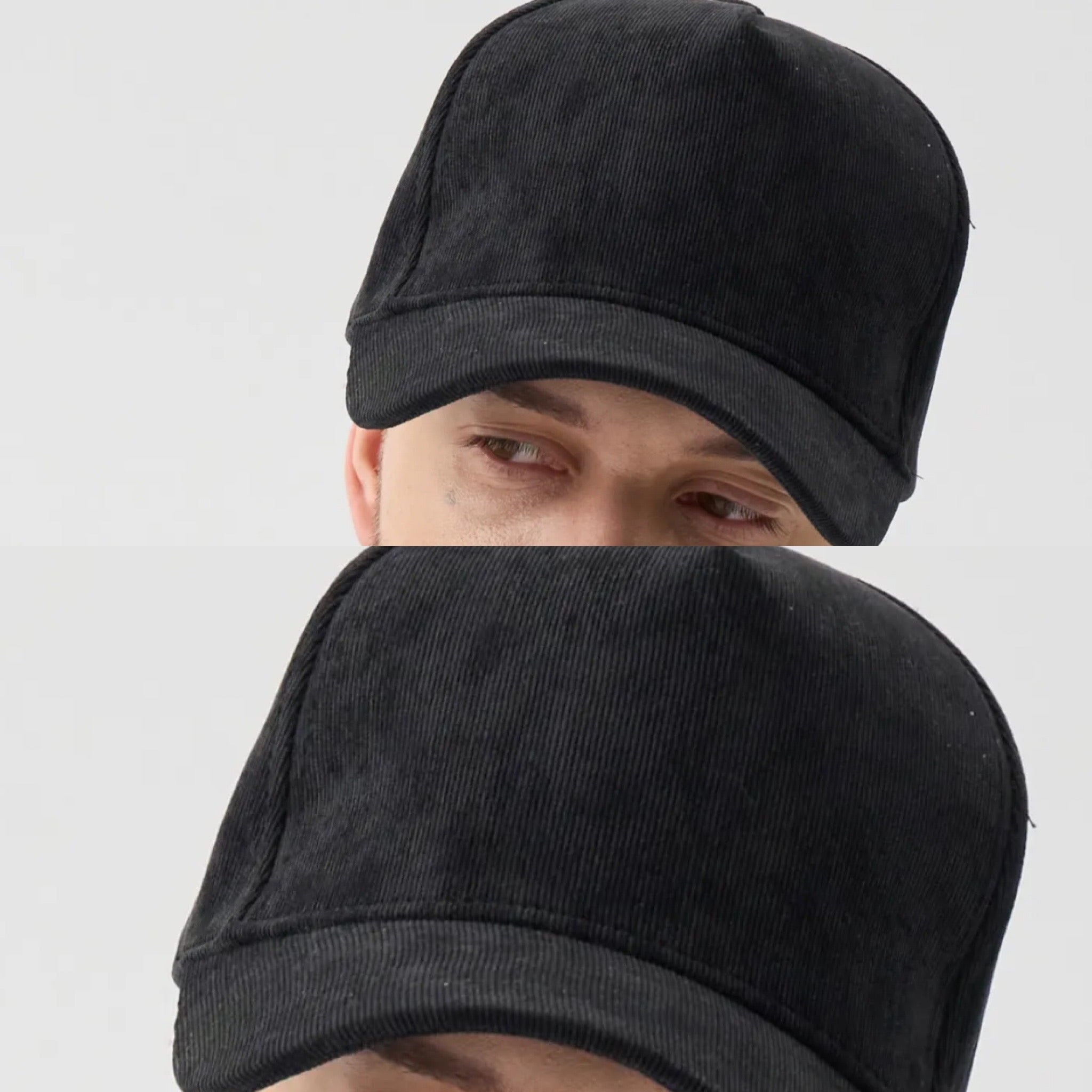 Cappello in vellutino leggero visiera boys