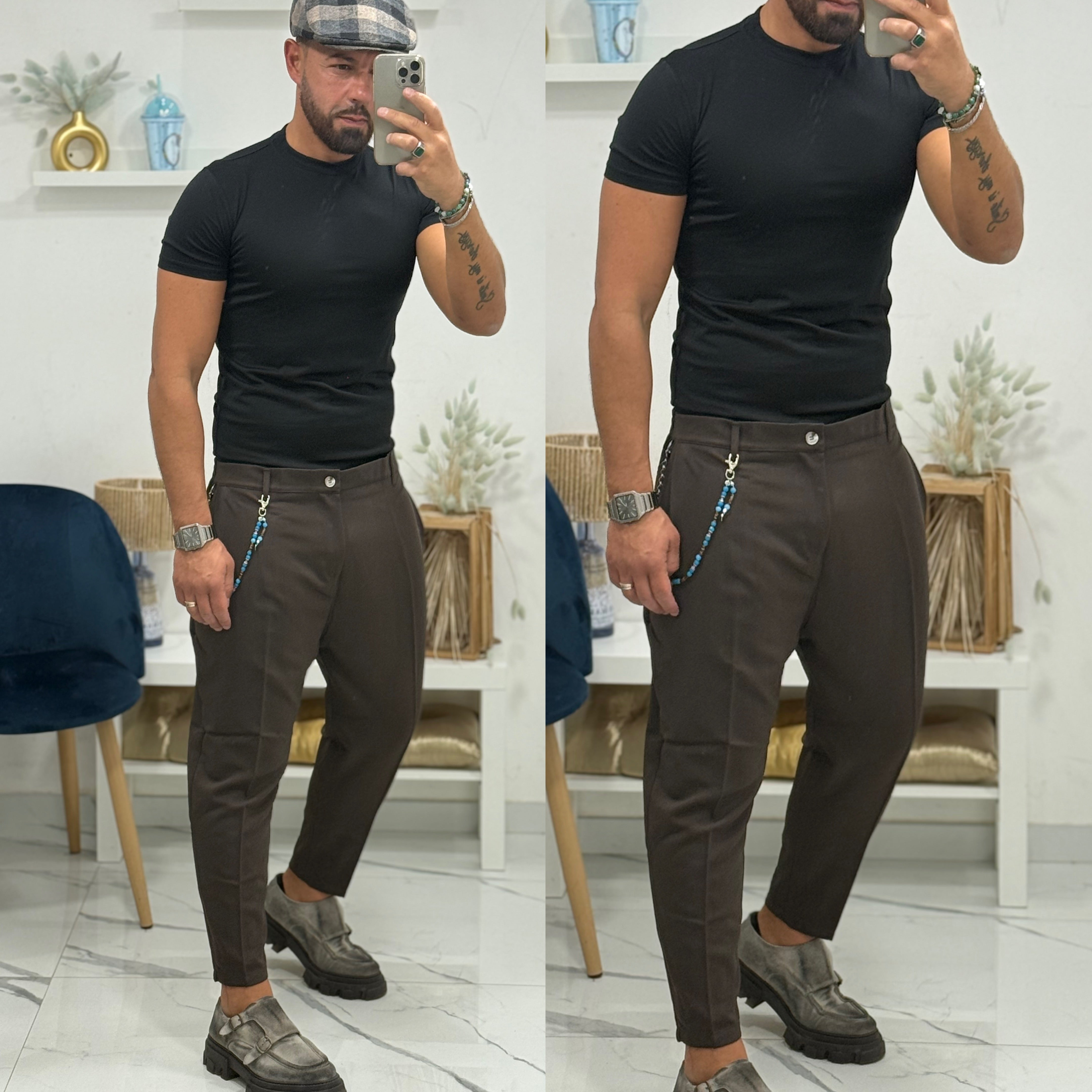 Pantalone Capri tasca America Adon