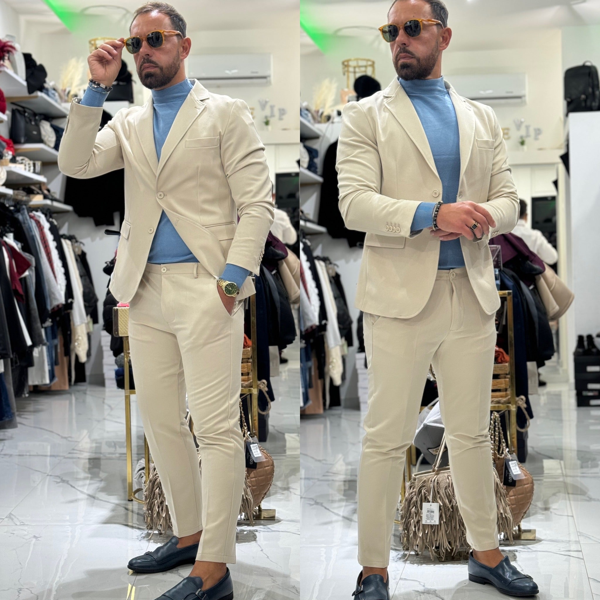 Abito Monopetto Slim napoleon