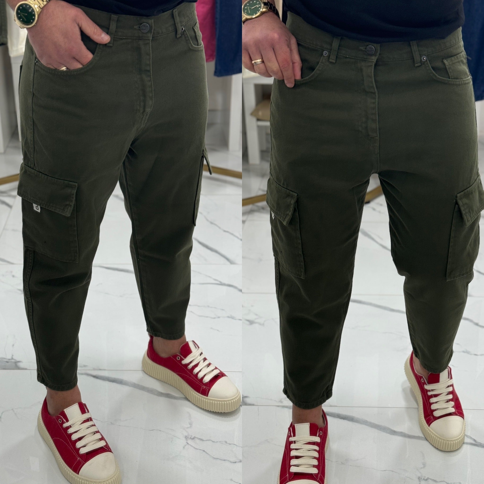 Jeans cargo modello Capri Boston