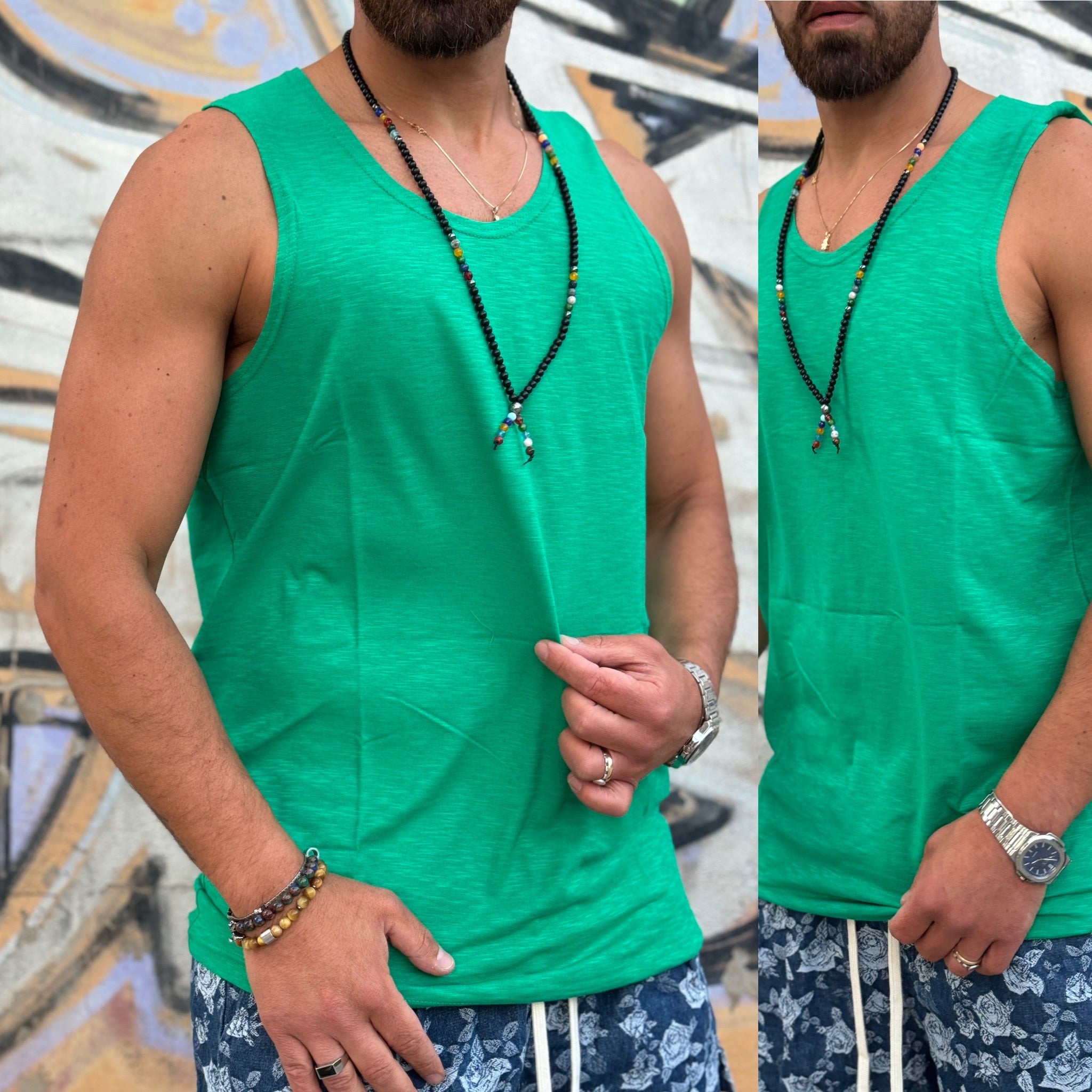 Canotta in cotone Slim luxury