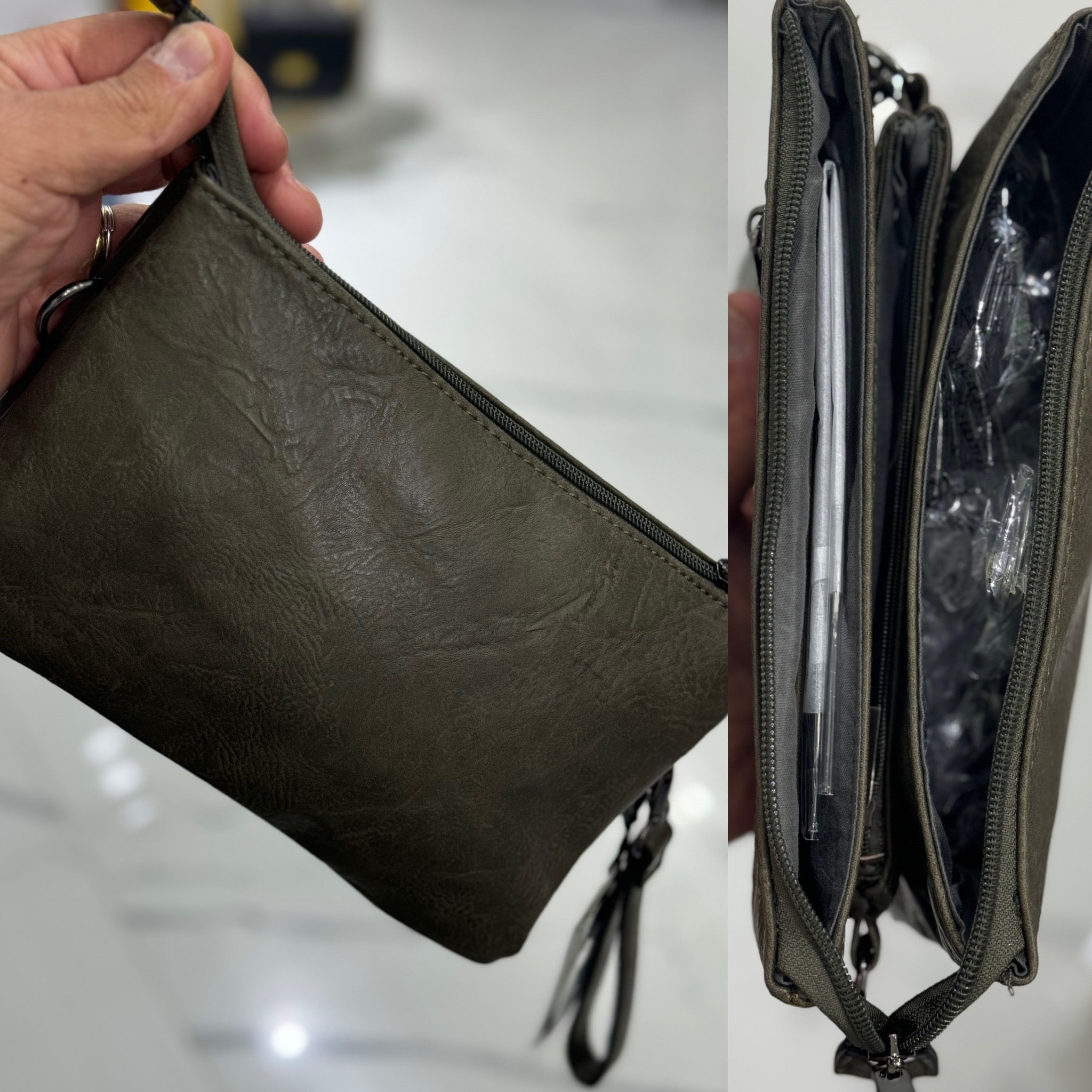 Pochette in pelle borsa Firenze