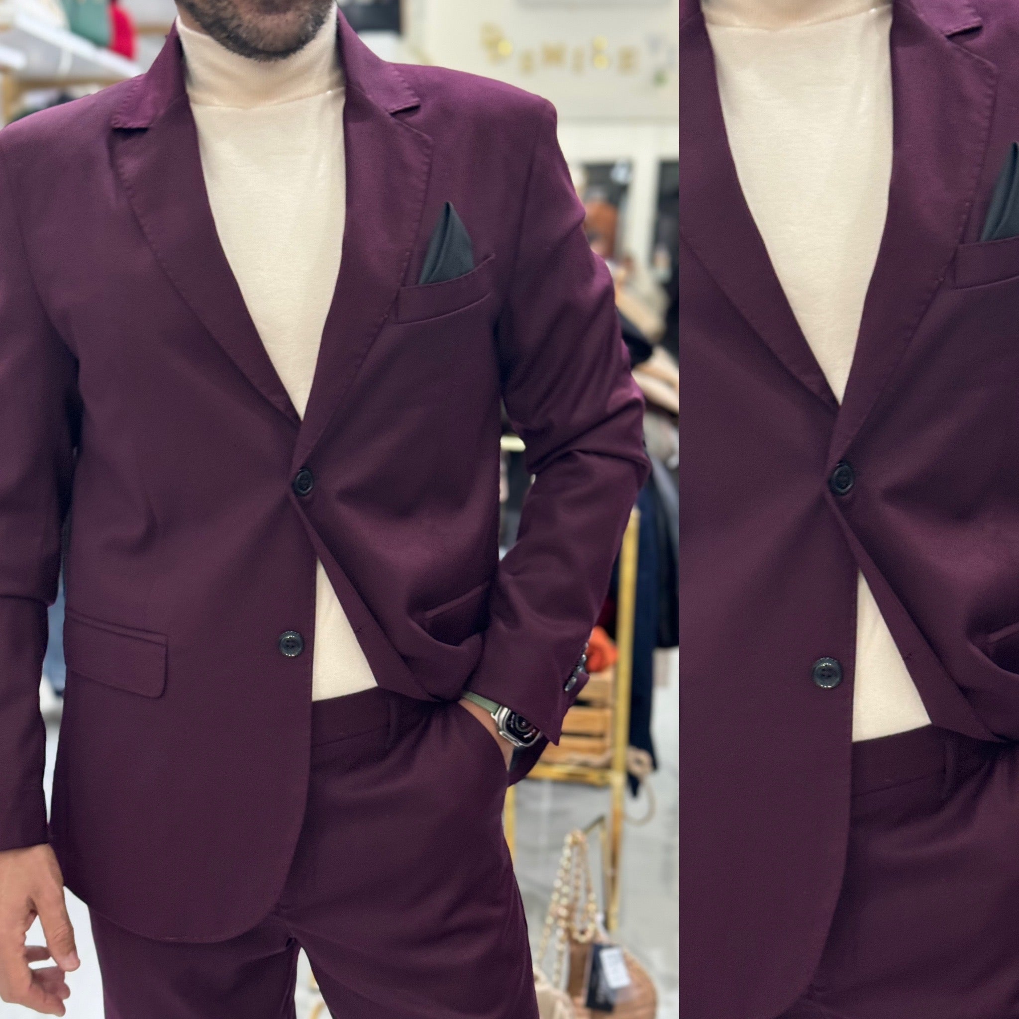 Abito Monopetto Slim napoleon