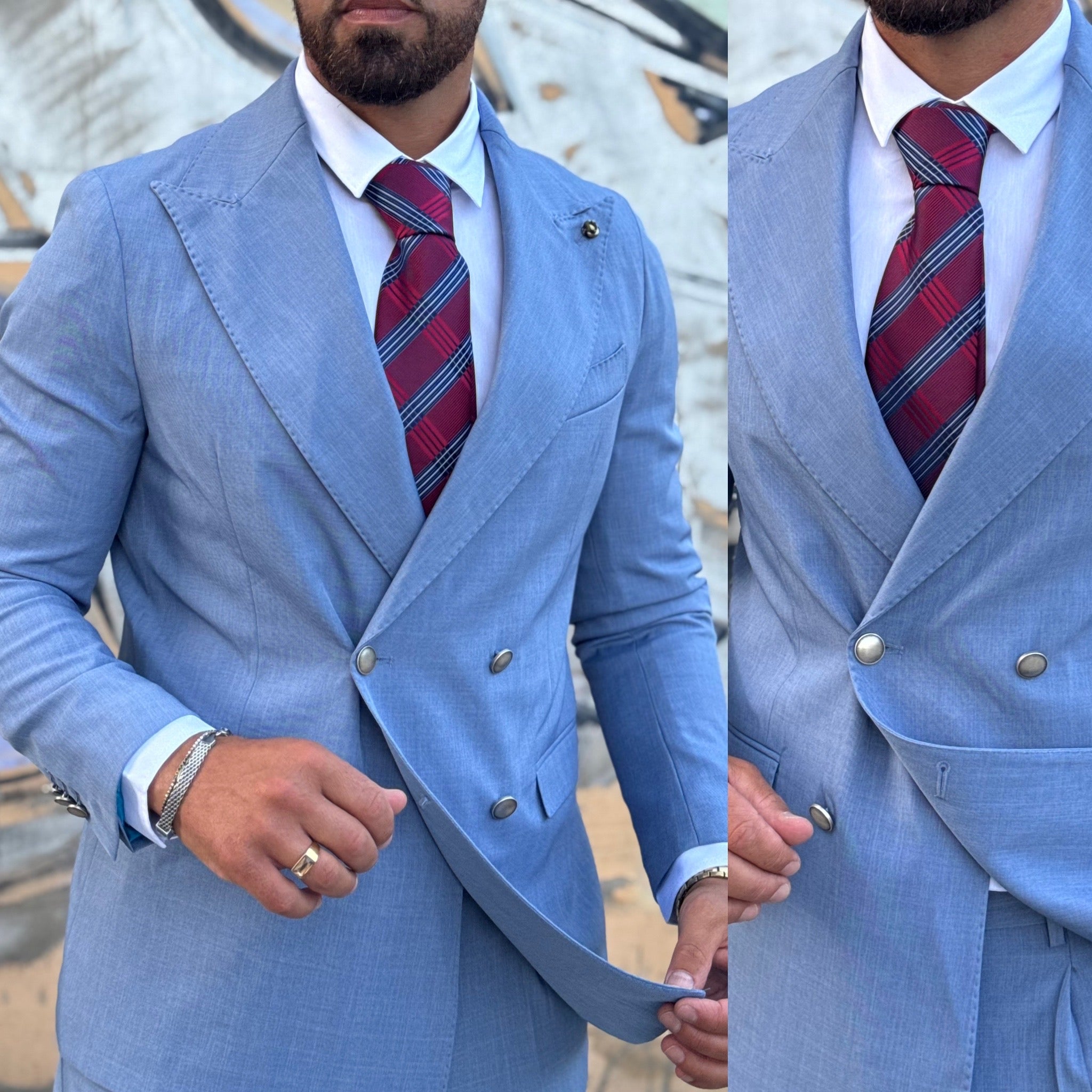 Abito sartoriale doppiopetto Ddsmile