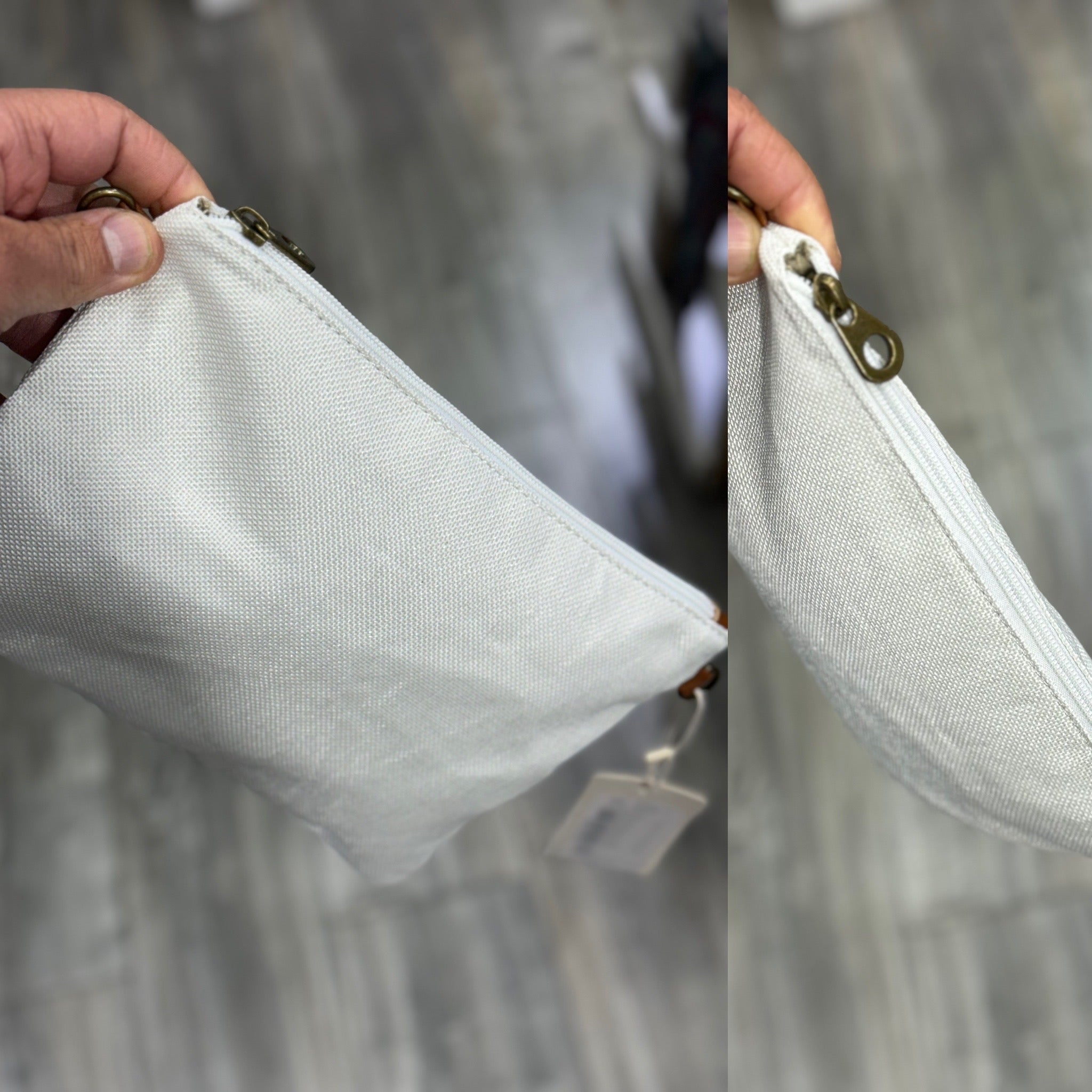 Pochette uomo zip e borsa tracolla