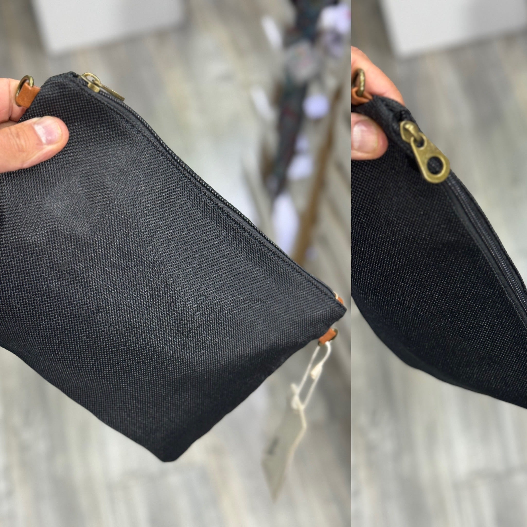 Pochette uomo zip e borsa tracolla