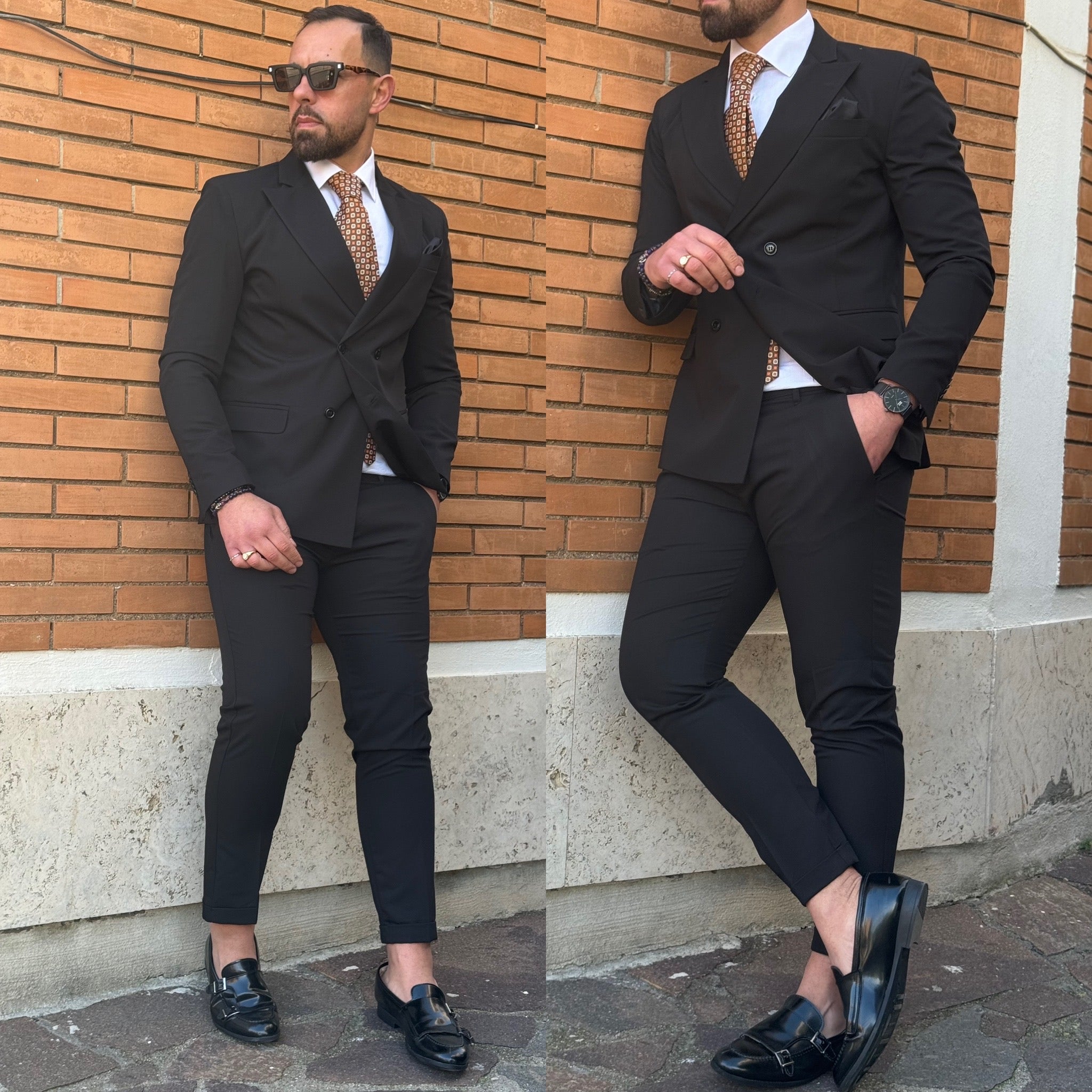 Abito doppiopetto sartoriale Positano