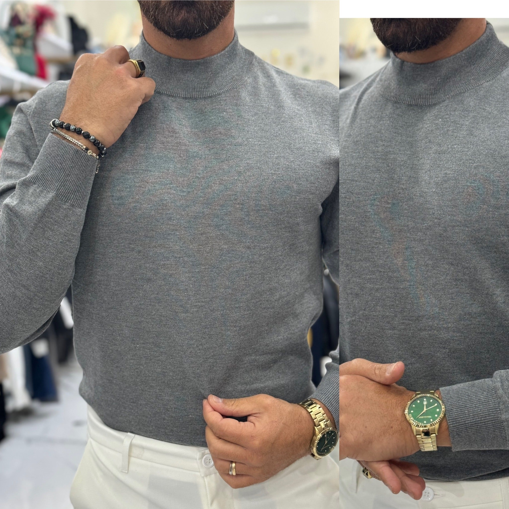 Maglione mezzocollo dolcevita Canada