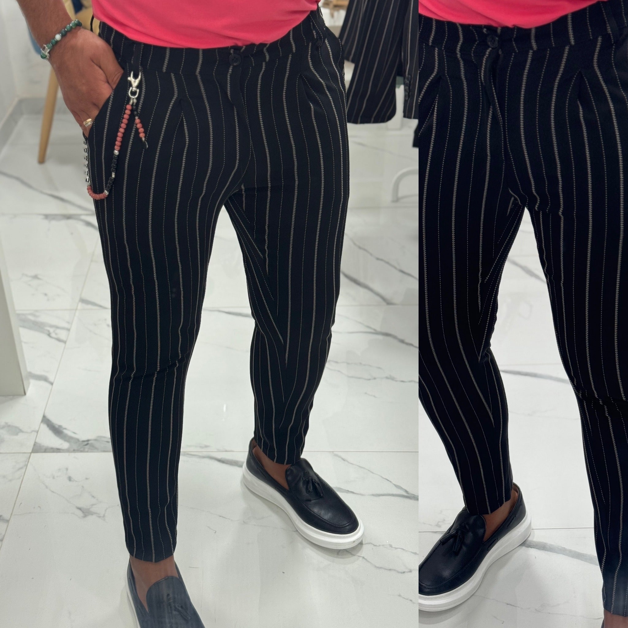 Abito gessato doppiopetto London