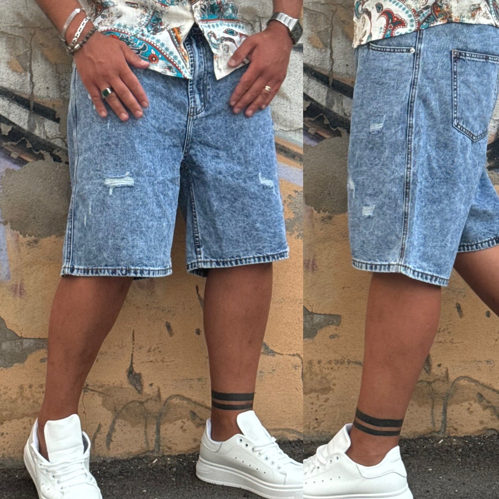 Bermuda di jeans regular London