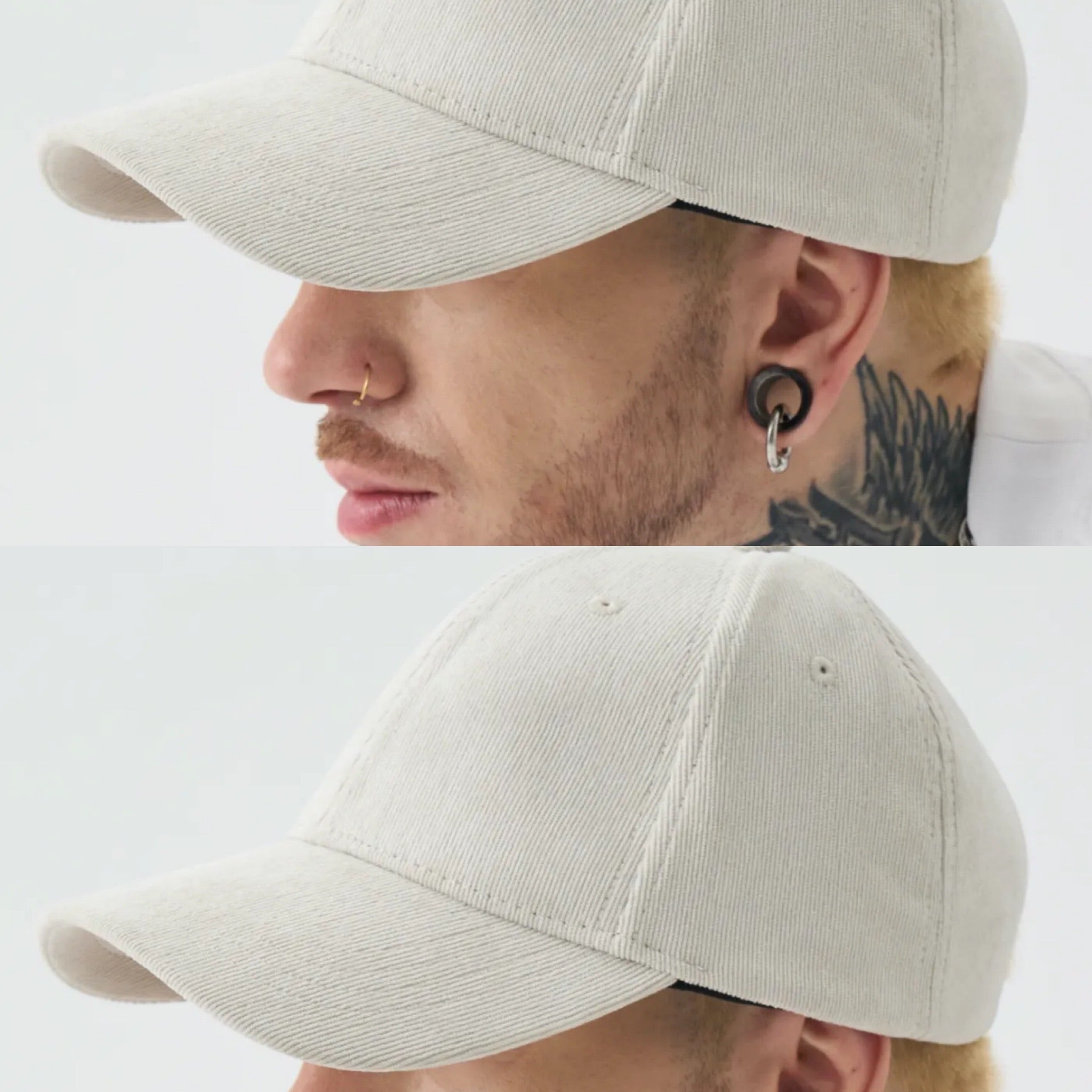 Cappello in vellutino leggero visiera boys