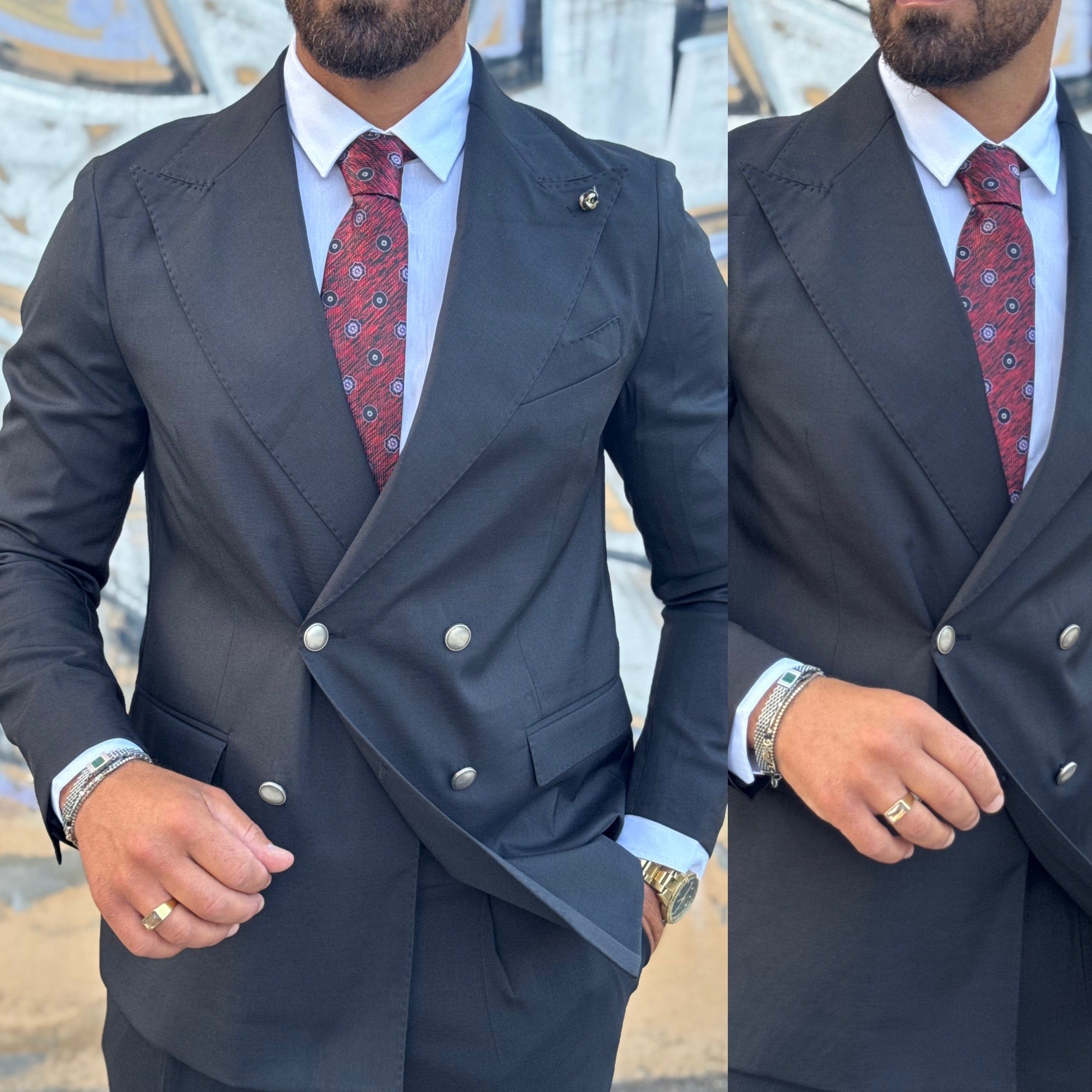 Abito sartoriale doppiopetto Ddsmile