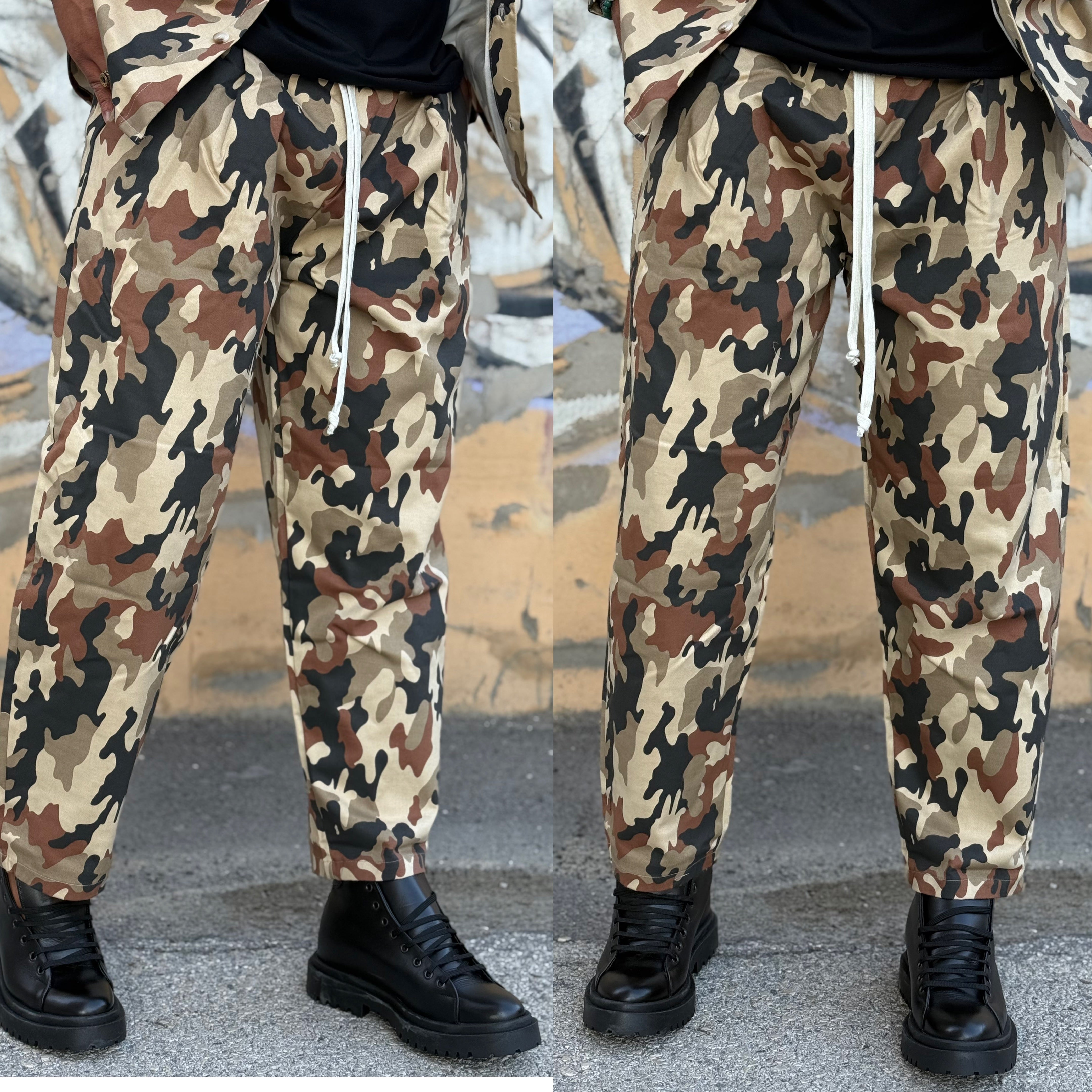 Coordinato duca Homme combo baggy military