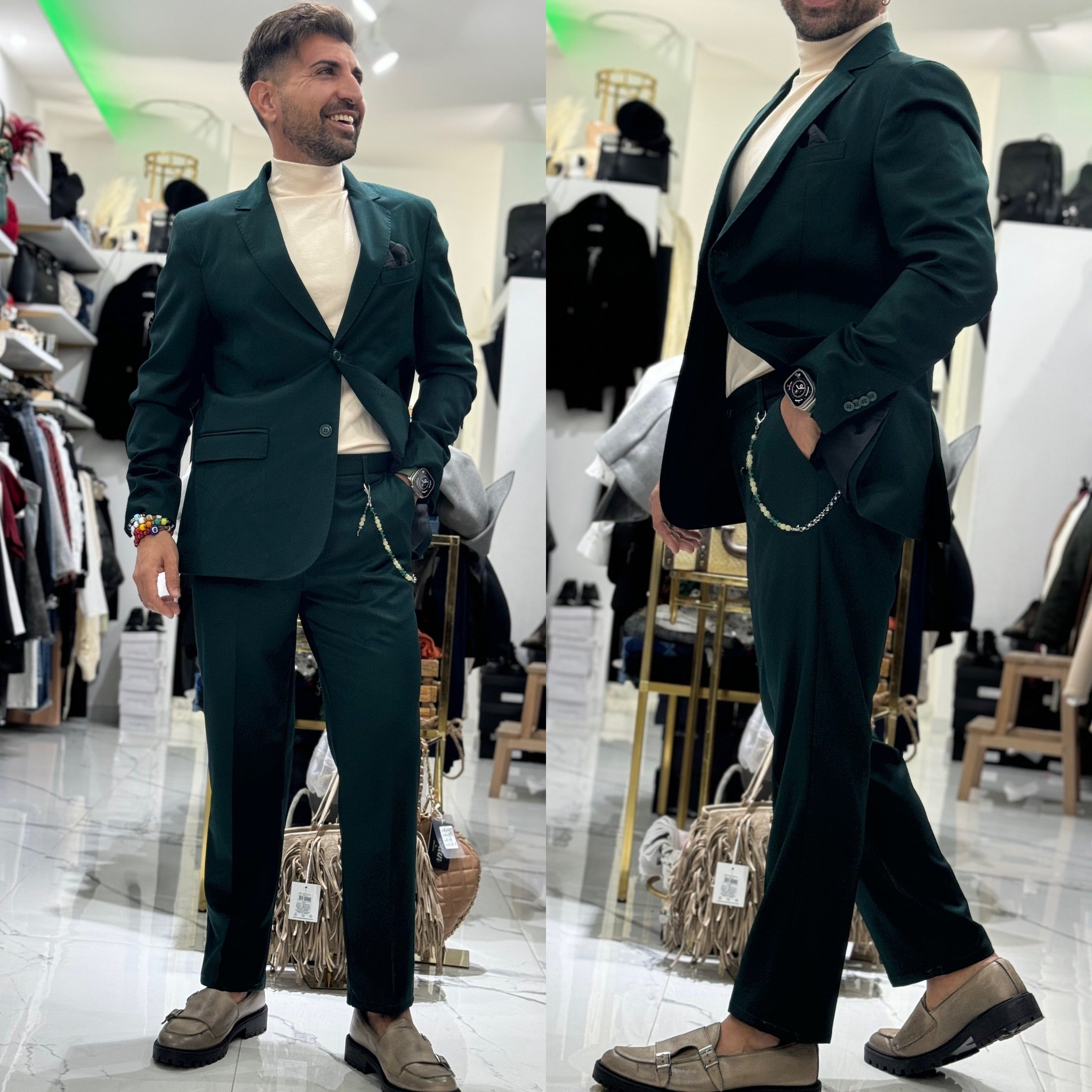 Abito Monopetto Slim napoleon