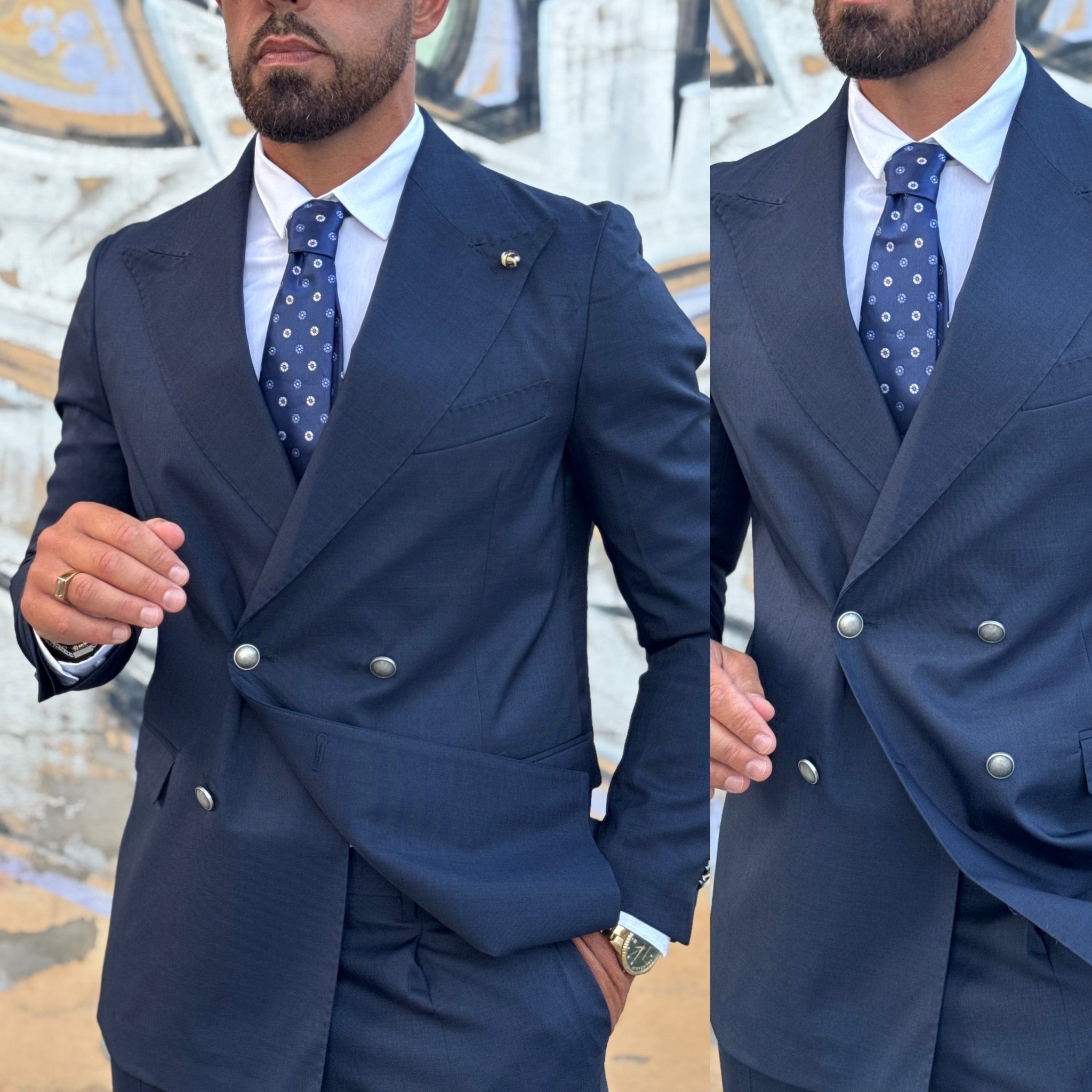 Abito sartoriale doppiopetto Ddsmile