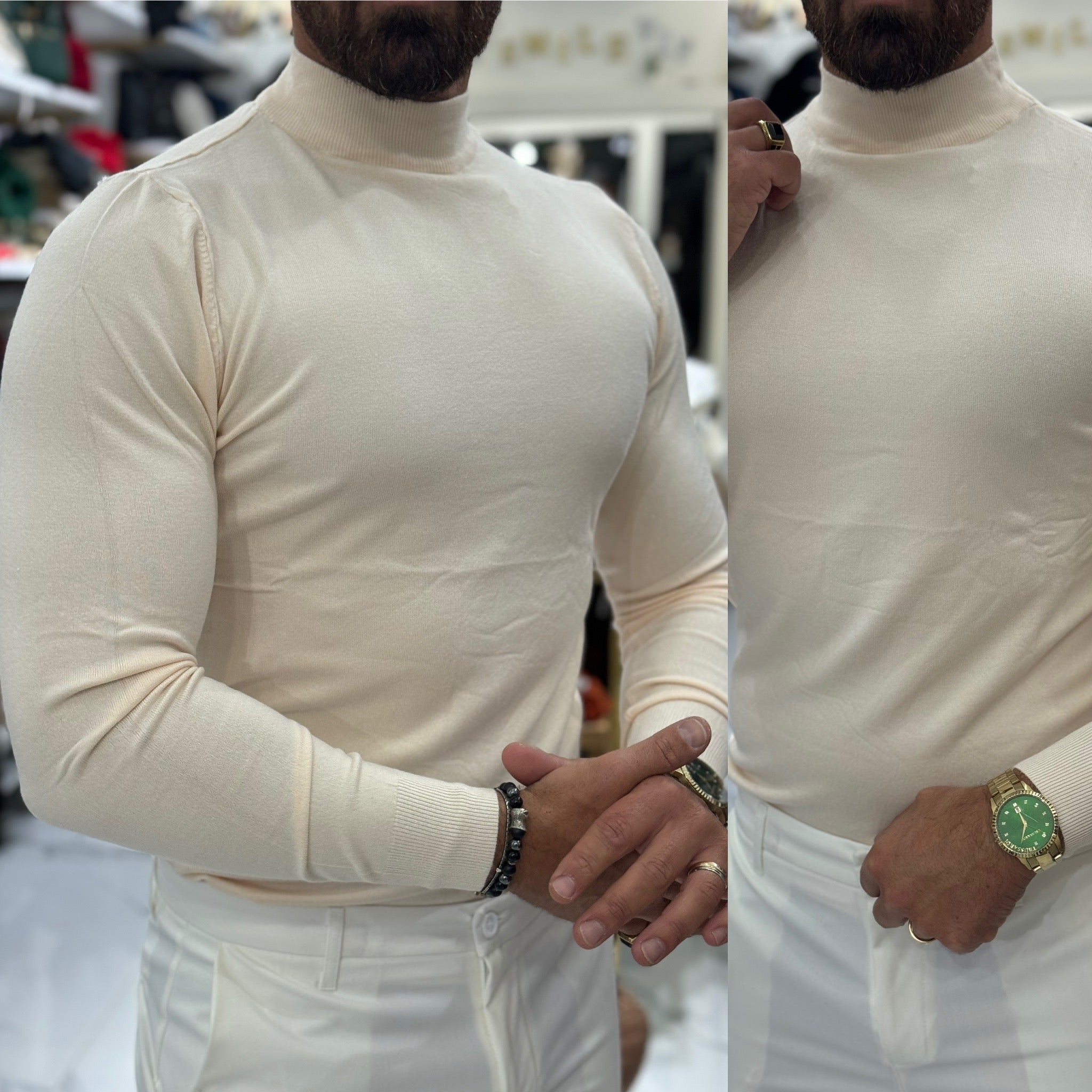 Maglione mezzocollo dolcevita Canada