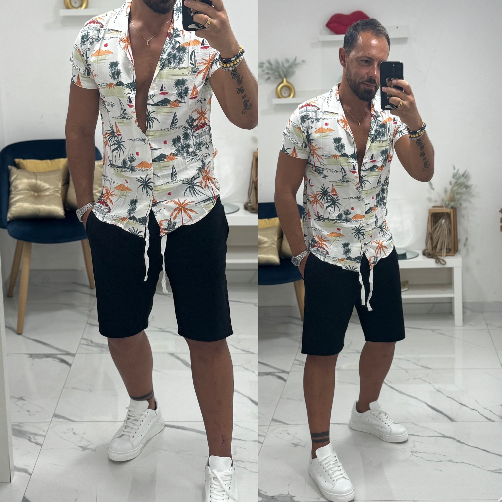 Combo camicia e bermuda coordinato Miami