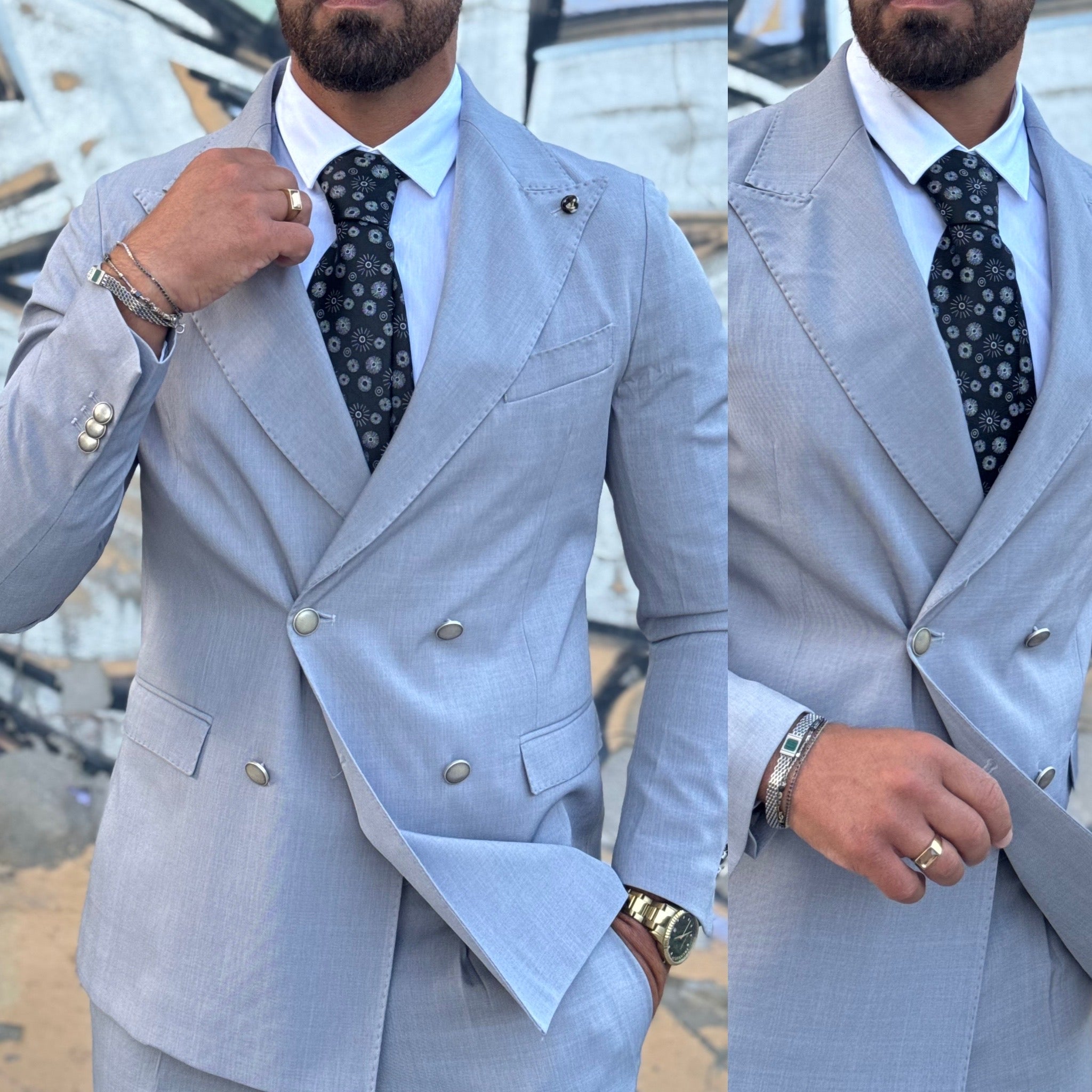 Abito sartoriale doppiopetto Ddsmile