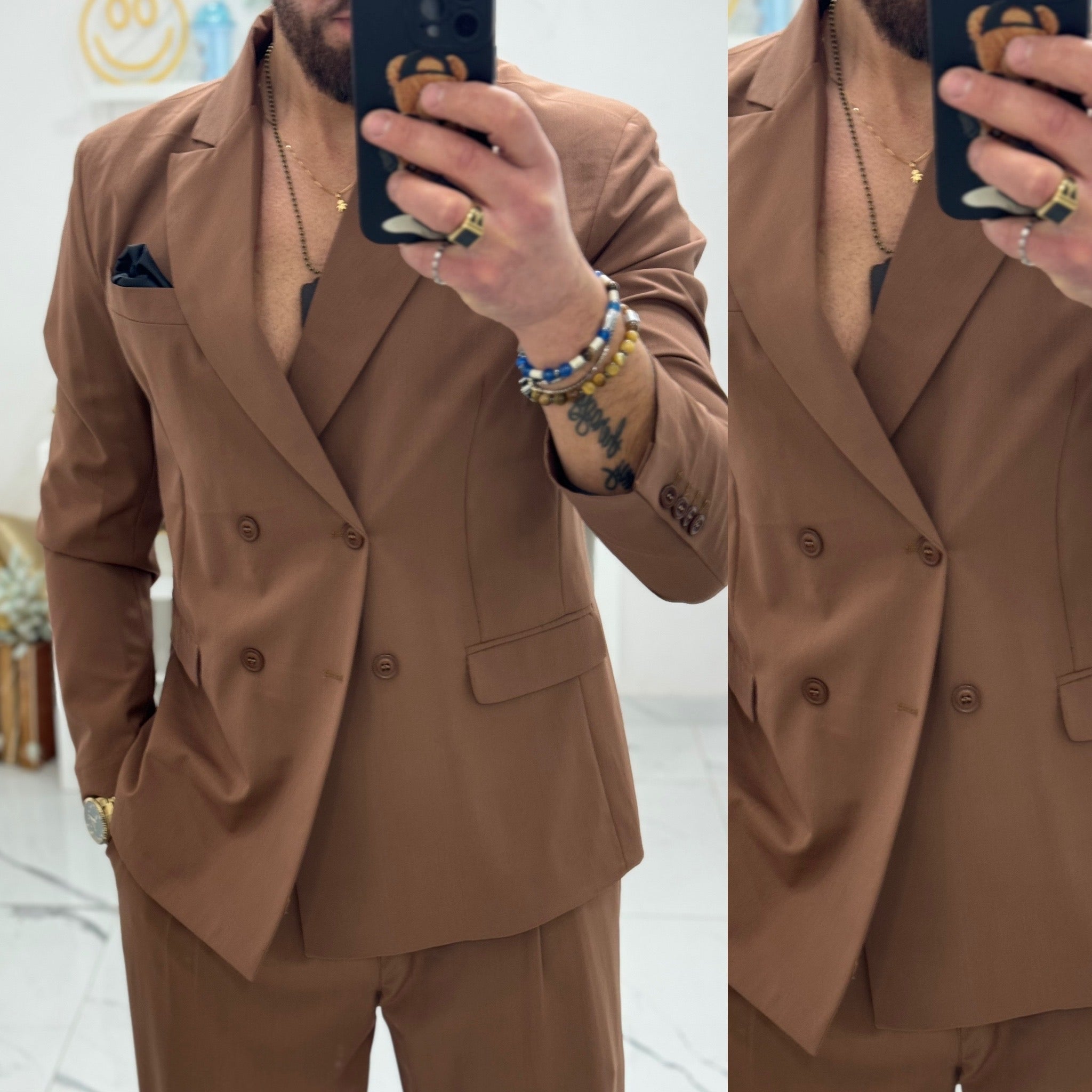 Abito doppiopetto sartoriale San salvador