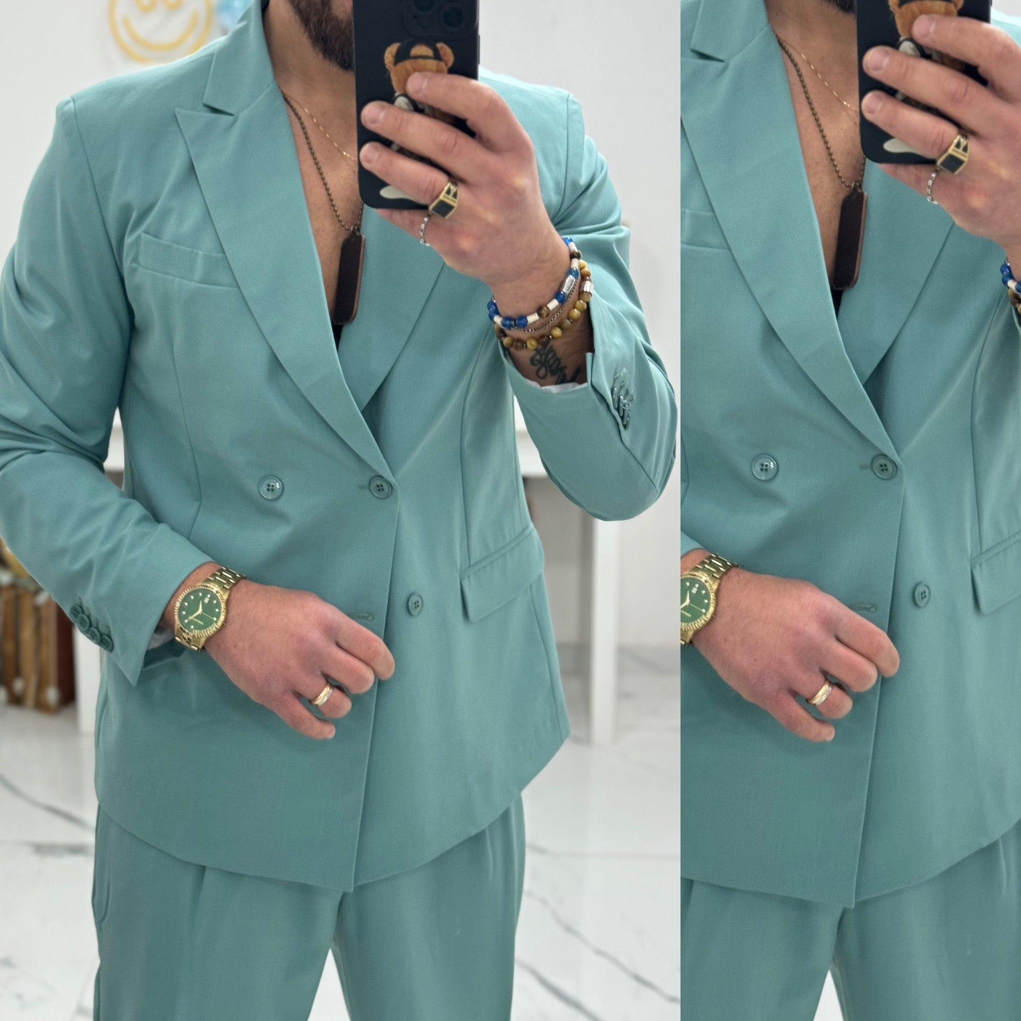 Abito doppiopetto sartoriale San salvador