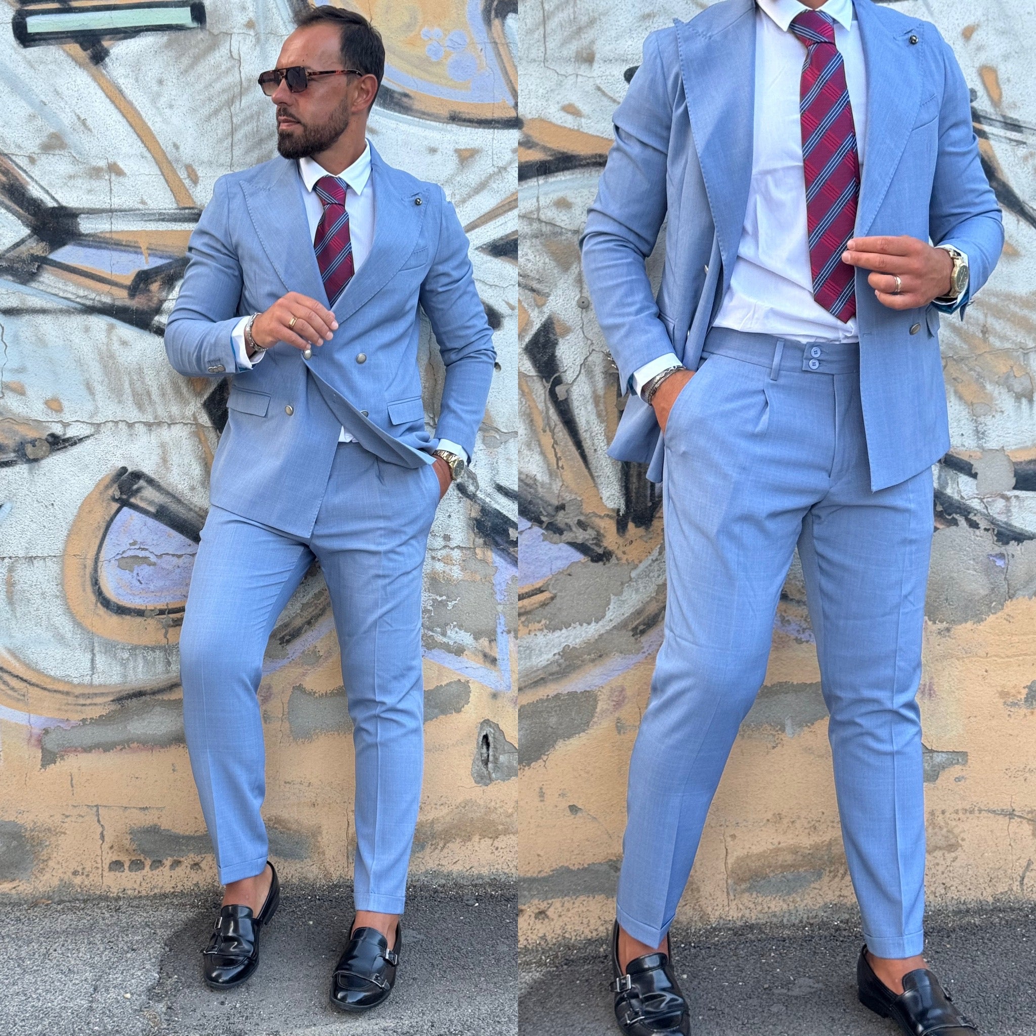 Abito sartoriale doppiopetto Ddsmile