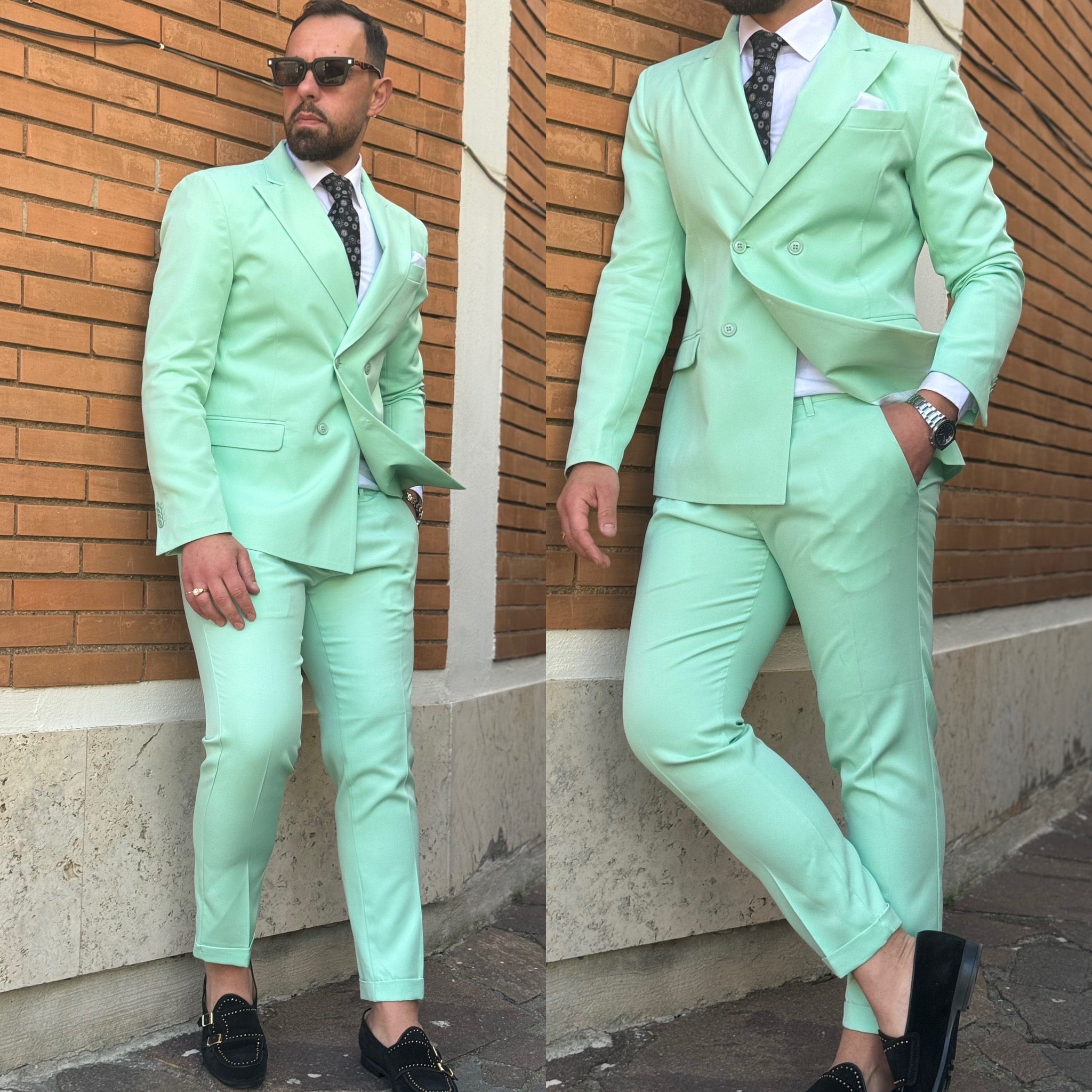 Abito doppiopetto sartoriale Positano