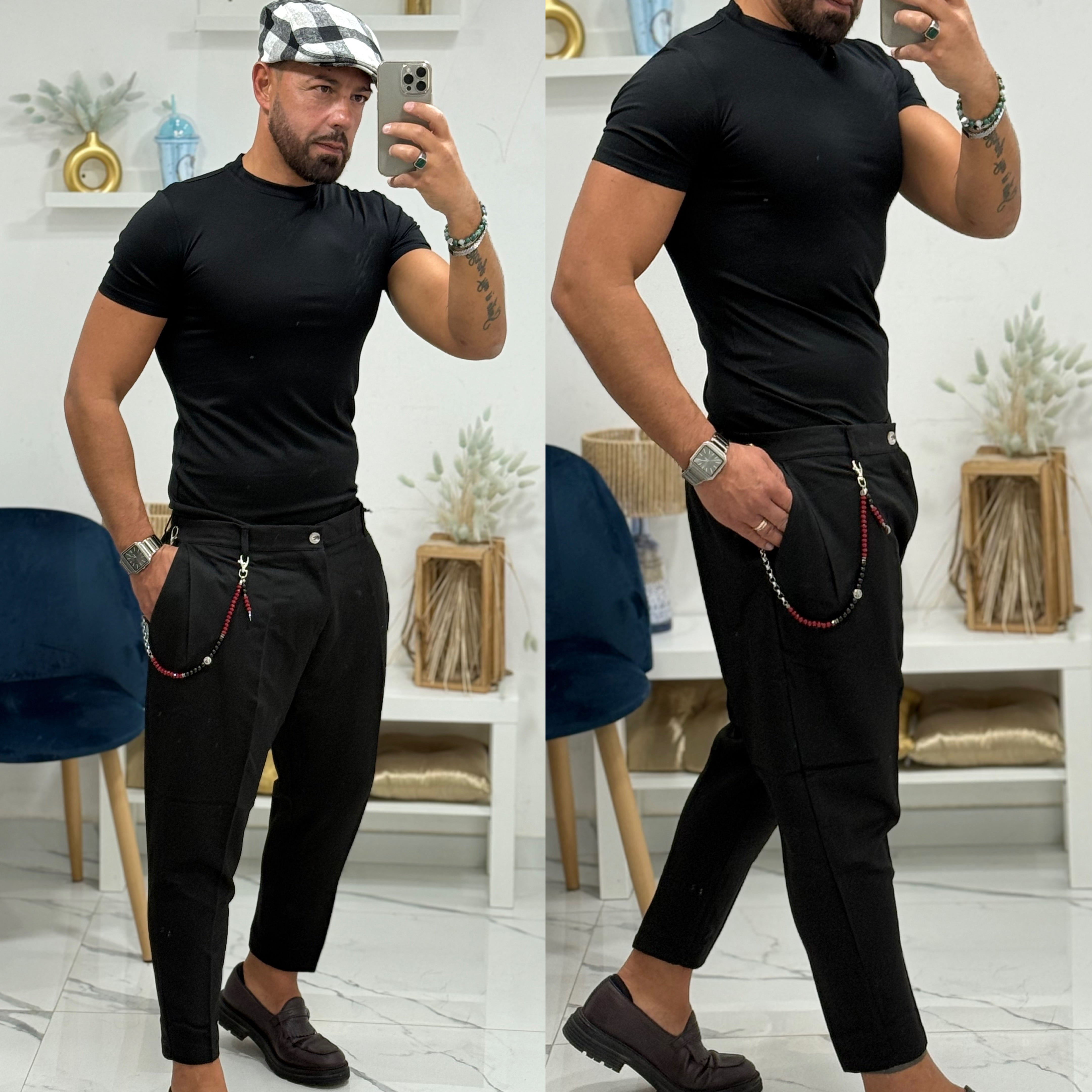 Pantalone Capri tasca America Adon