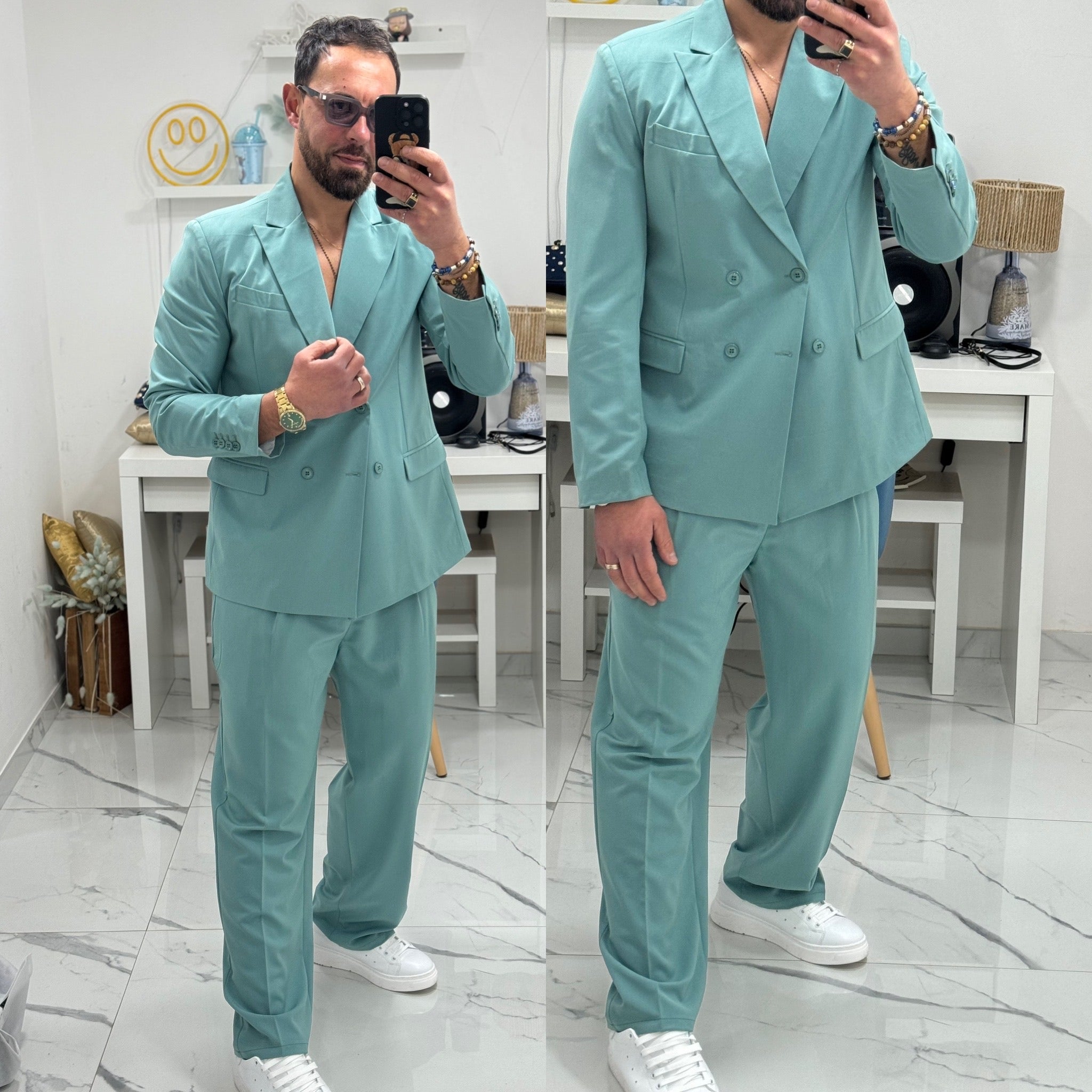 Abito doppiopetto sartoriale San salvador