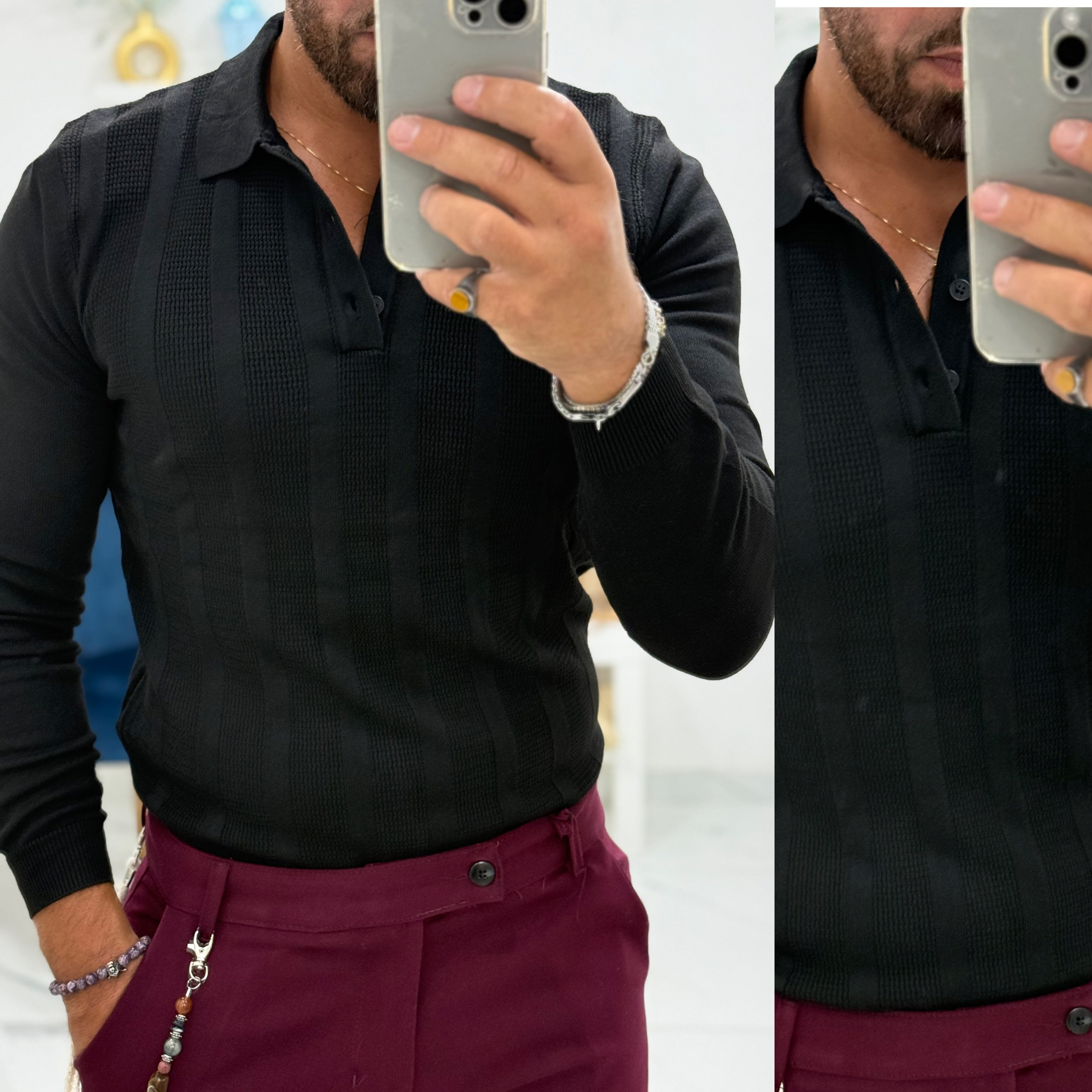 Polo slim collo camicia florence