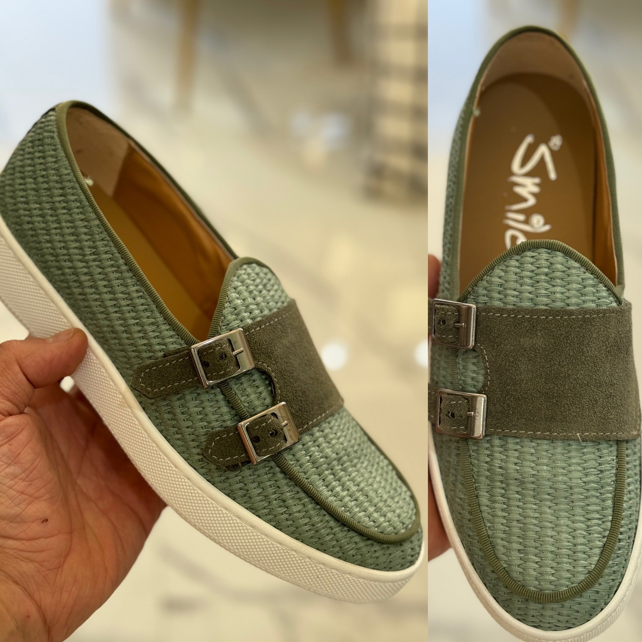 Scarpe mocassino doppia fibia sneakers Ddsmile limited