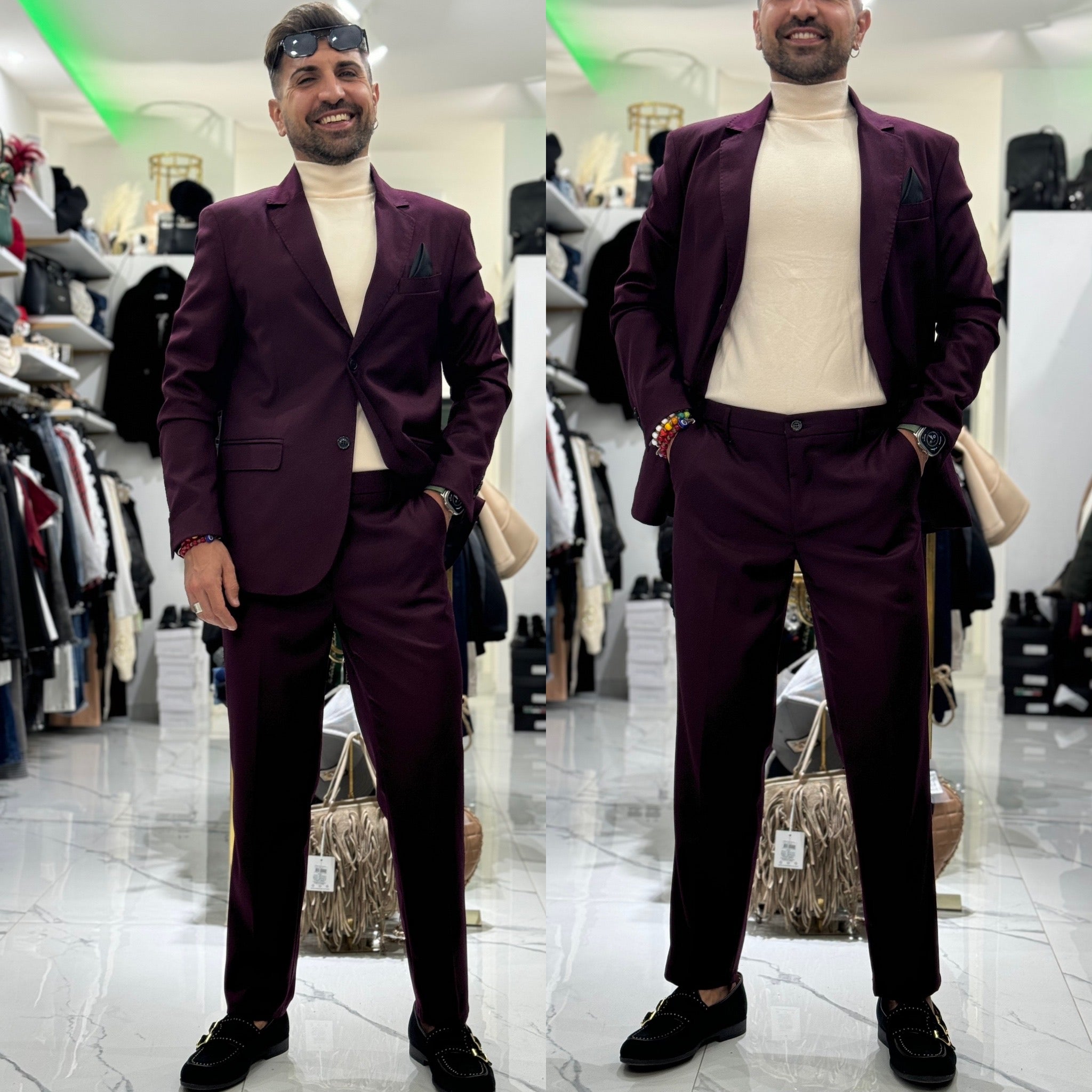 Abito Monopetto Slim napoleon