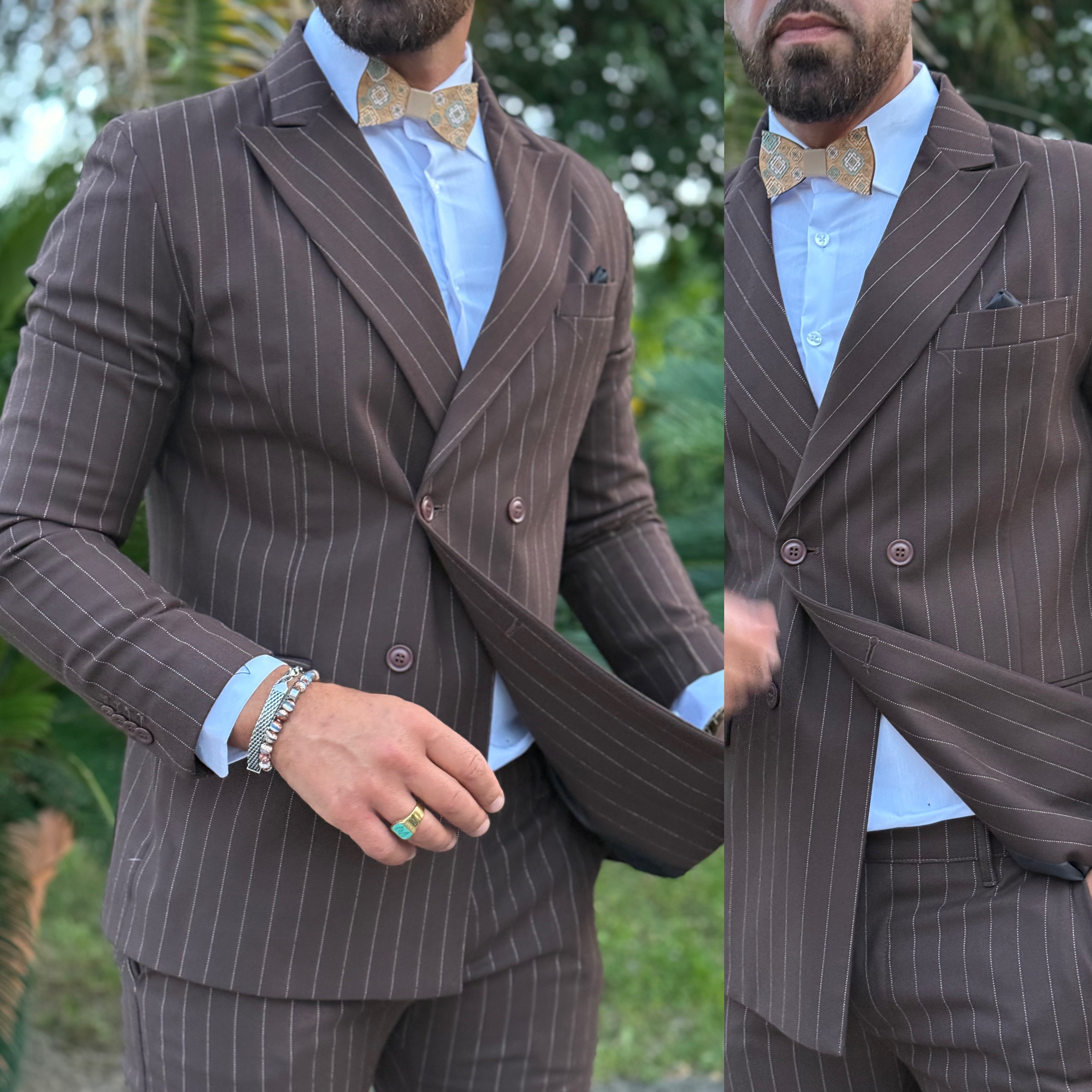 Abito gessato doppiopetto Madrid