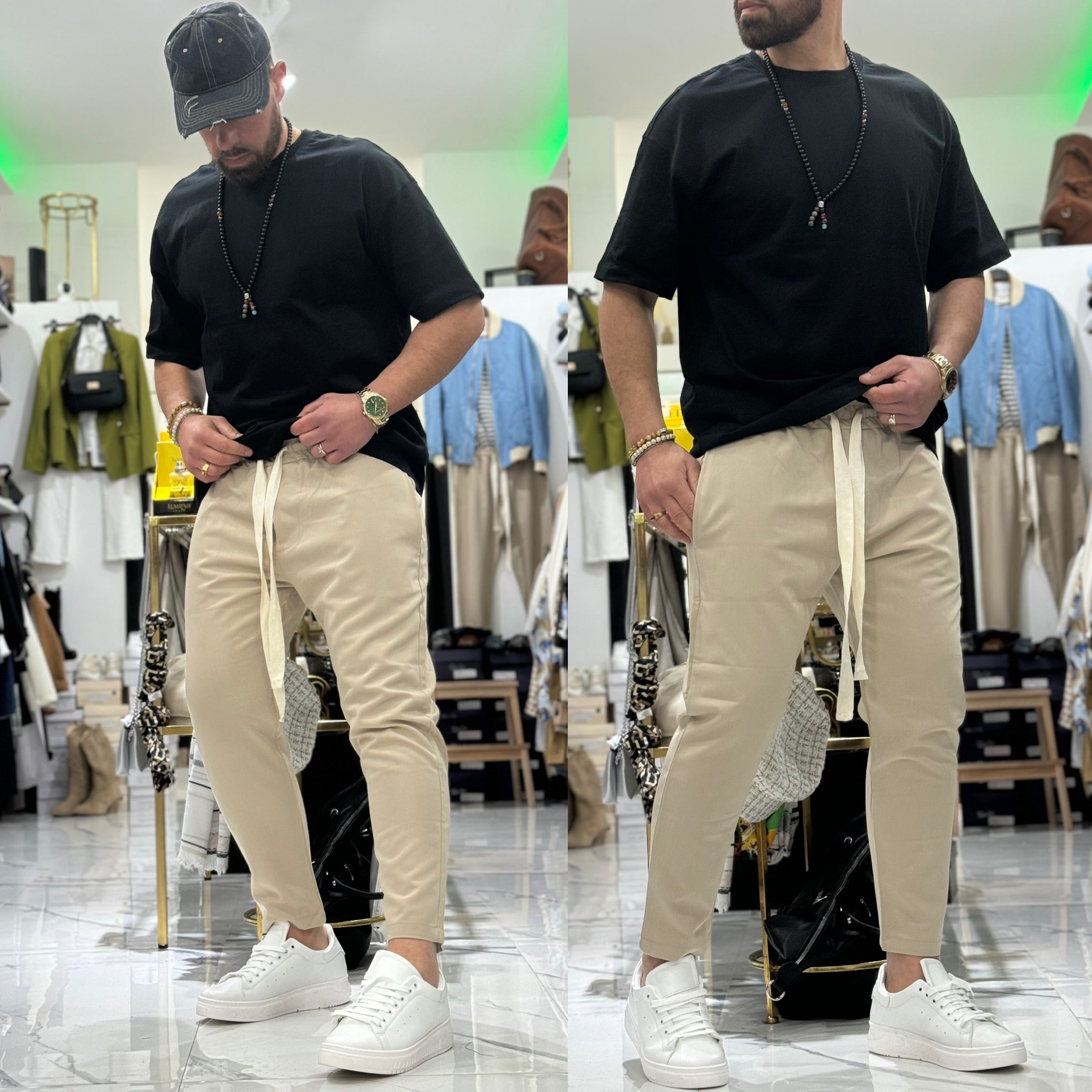 Pantamolla street style pantalone Made in Italy