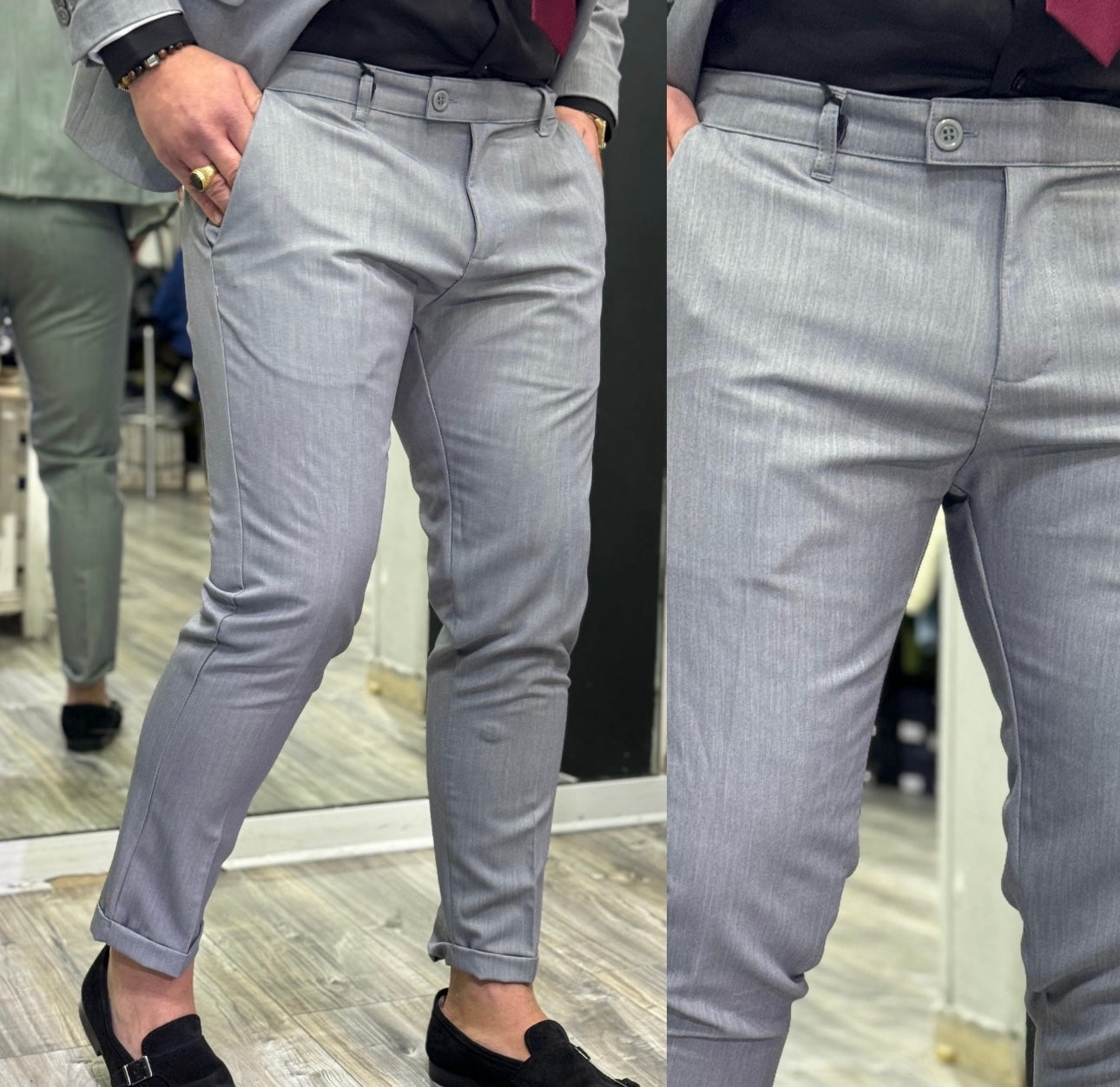 Pantalone con catenina Capri Milan