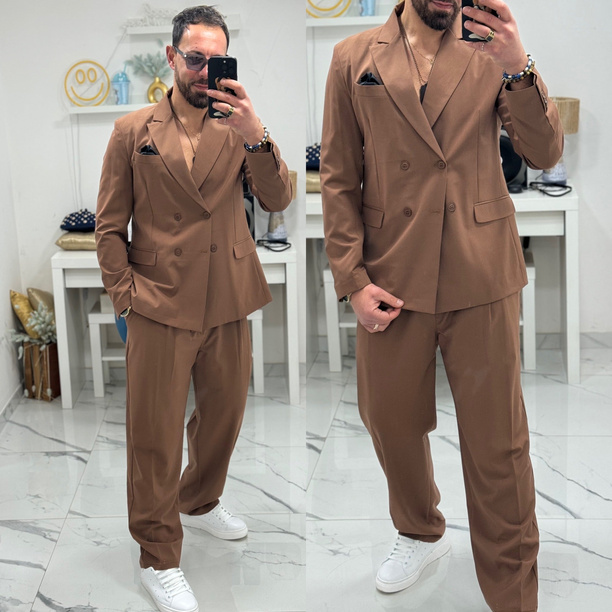 Abito doppiopetto sartoriale San salvador